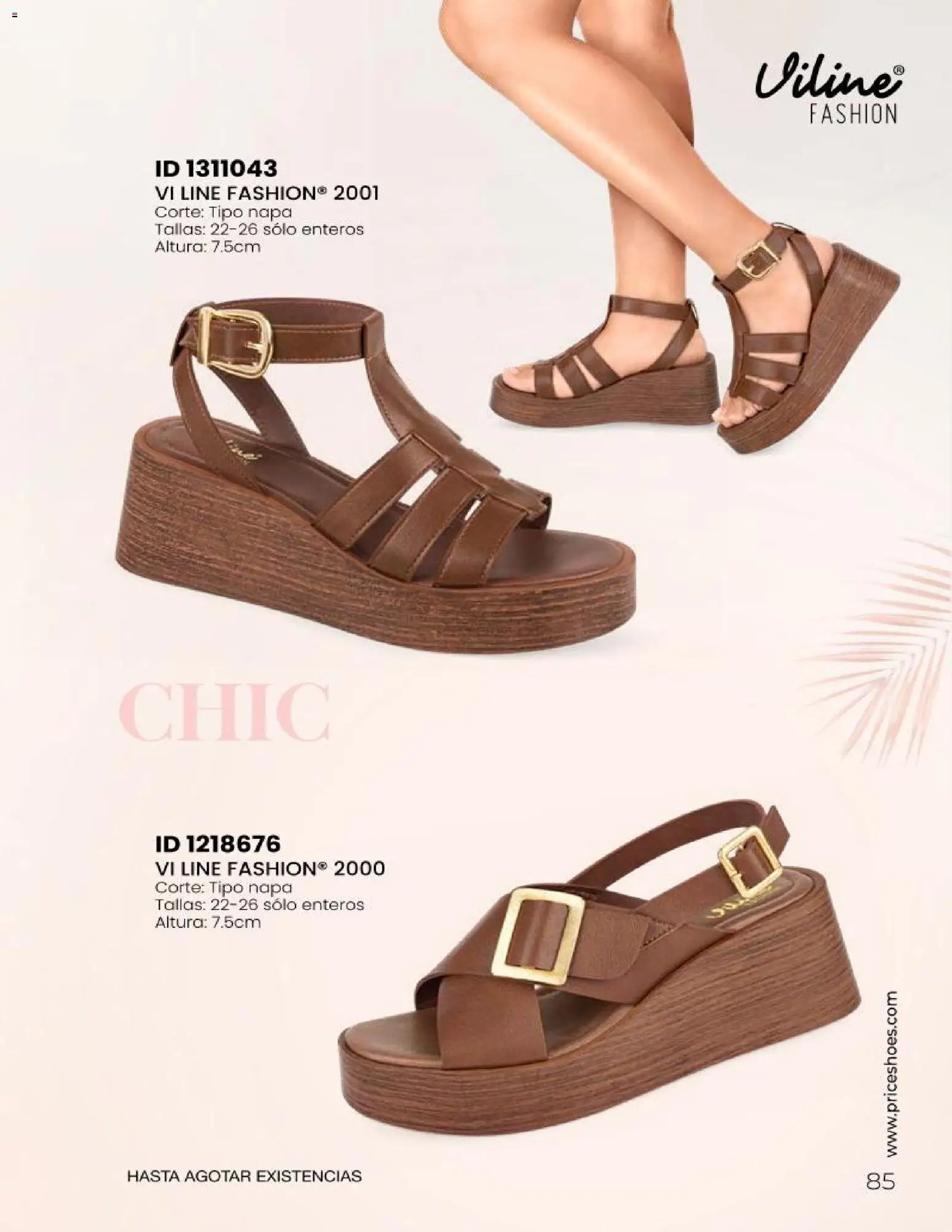 Nuevas ofertas de Price Shoes válidas en toda la República Mexicana desde el 23/06/2026. ¡Encuentra las mejores ofertas en Price Shoes catálogo Sandalias 2026! | Página: 85