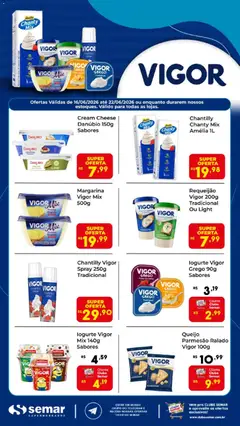 Semar Supermercado ofertas Vigor - Pré-Visualização do folheto da loja Semar Supermercado, válido de 16.06.2026