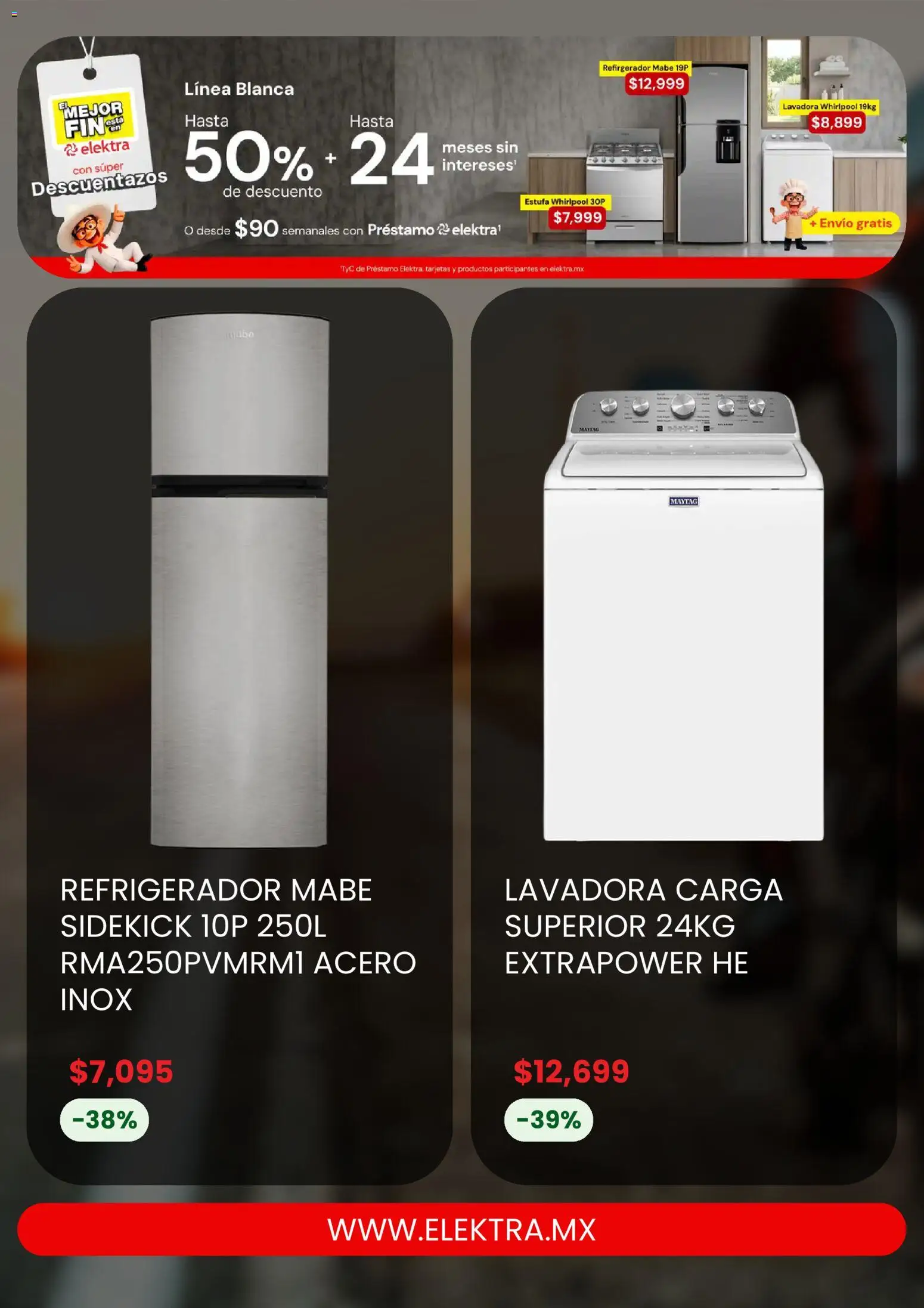 Nuevas ofertas de Elektra válidas en toda la República Mexicana desde el 30/10/2026. ¡Encuentra las mejores ofertas en Elektra Mejor Fin! | Página: 4