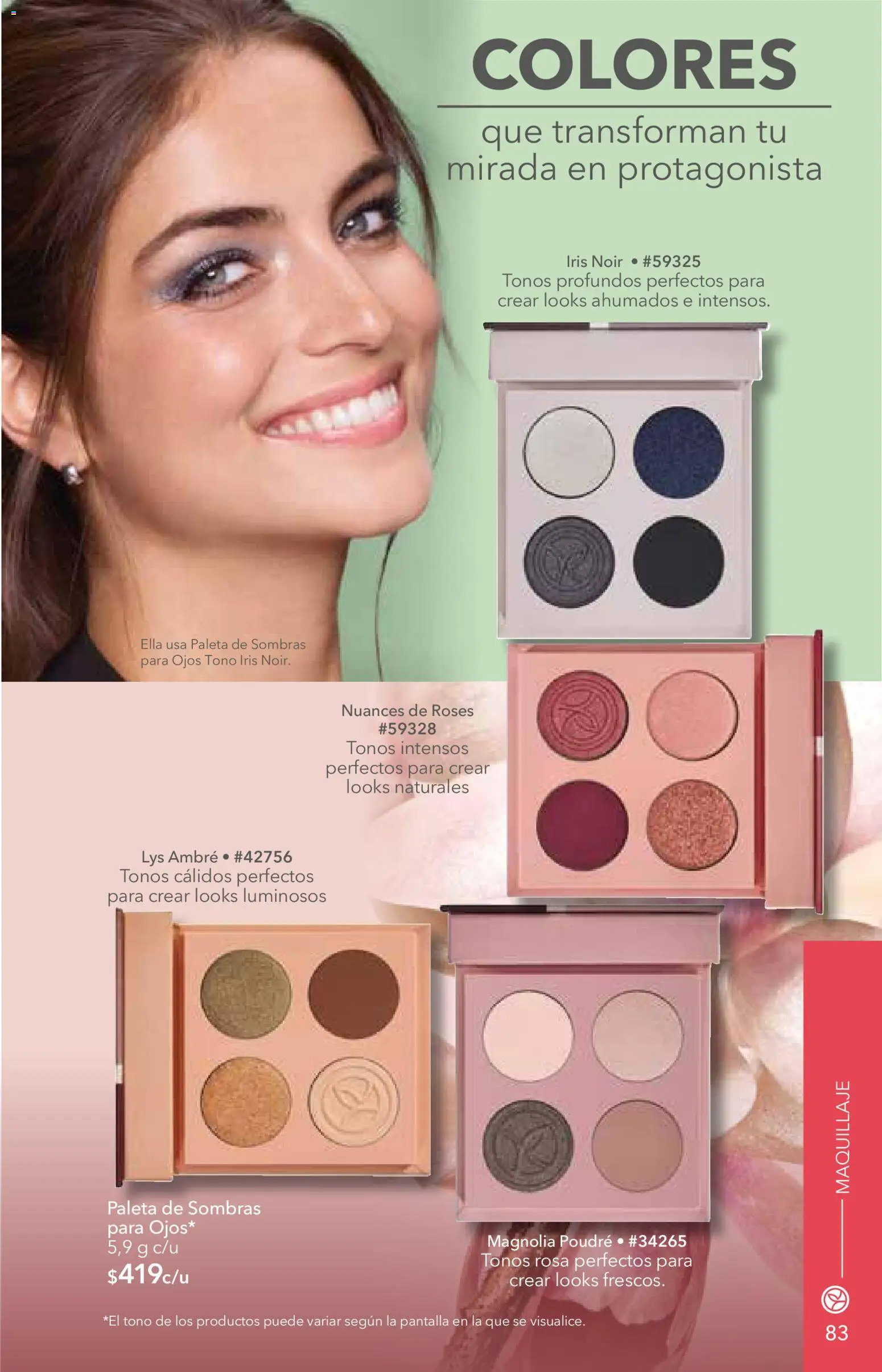 Nuevas ofertas de Yves Rocher válidas en toda la República Mexicana desde el 06/10/2026. ¡Encuentra las mejores ofertas en Yves Rocher campaña 14 2026! | Página: 85 | Productos: Paleta, Maquillaje