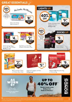 Preview of Foodworks catalogue - valid from 26/08/2026 | Page: 36 | Products: Briquettes, Socks, Bulb, Foil