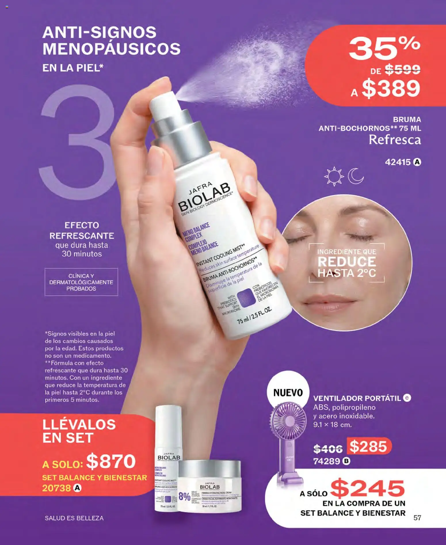 Nuevas ofertas de JAFRA válidas en toda la República Mexicana desde el 01/09/2026. ¡Encuentra las mejores ofertas en JAFRA catálogo! | Página: 57