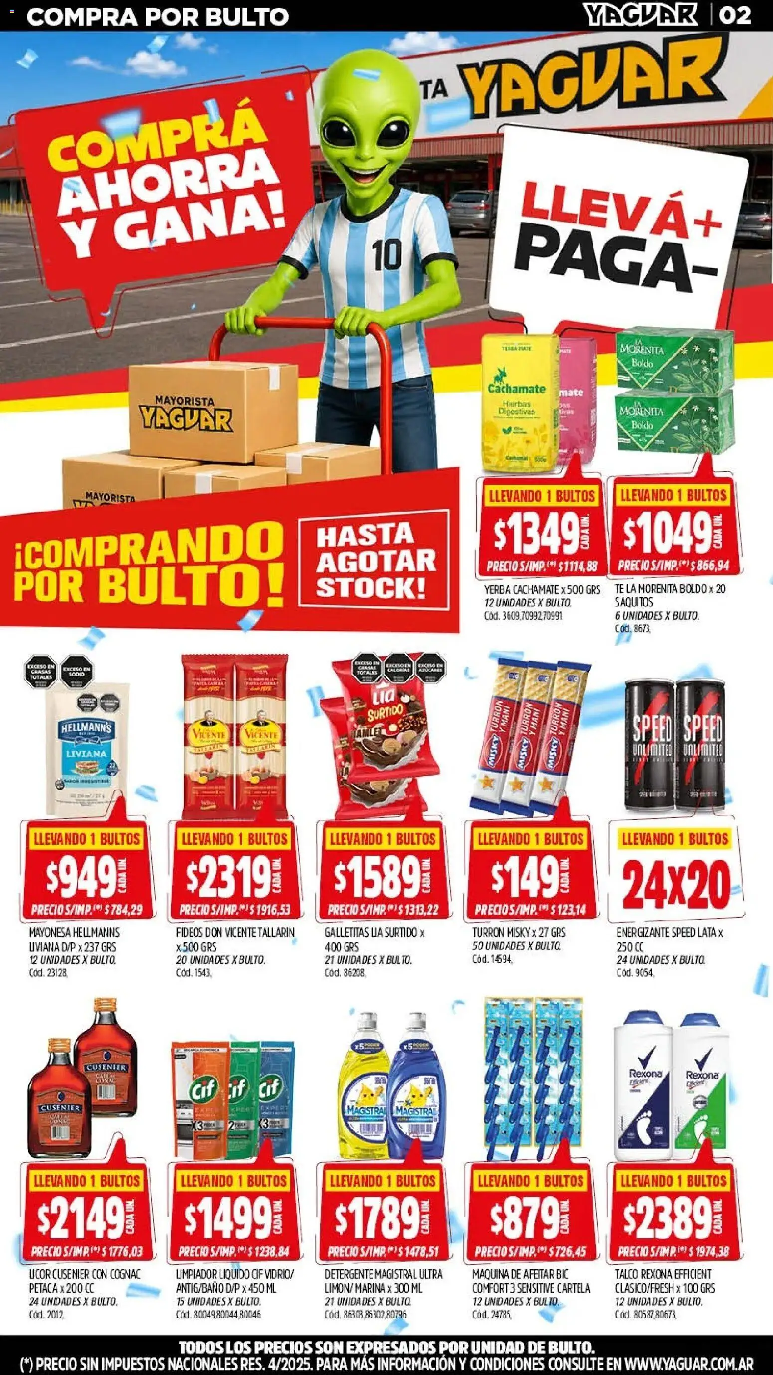 Yaguar - Oferta Semanal San Juan │ válido desde el 13/07/2026 | Página: 3 | Productos: Maquina de afeitar, Mayonesa, Turrón, Limpiador