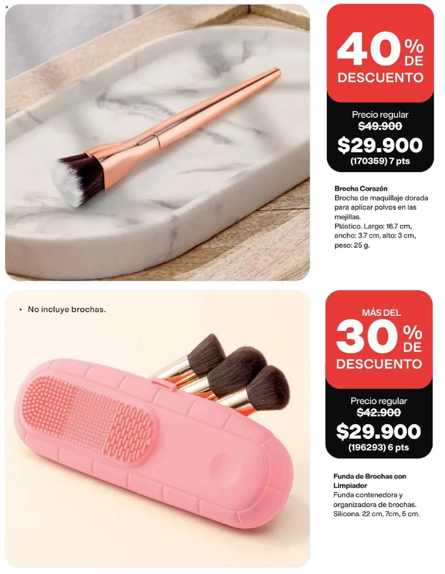 Avon revista - valida desde el 15.06.2026 | Página: 175 | Productos: Peso, Brocha, Limpiador, Maquillaje