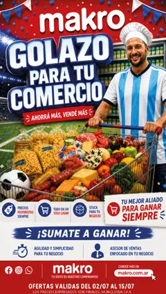 Vista previa Makro ofertas válido desde el 02/07/2026