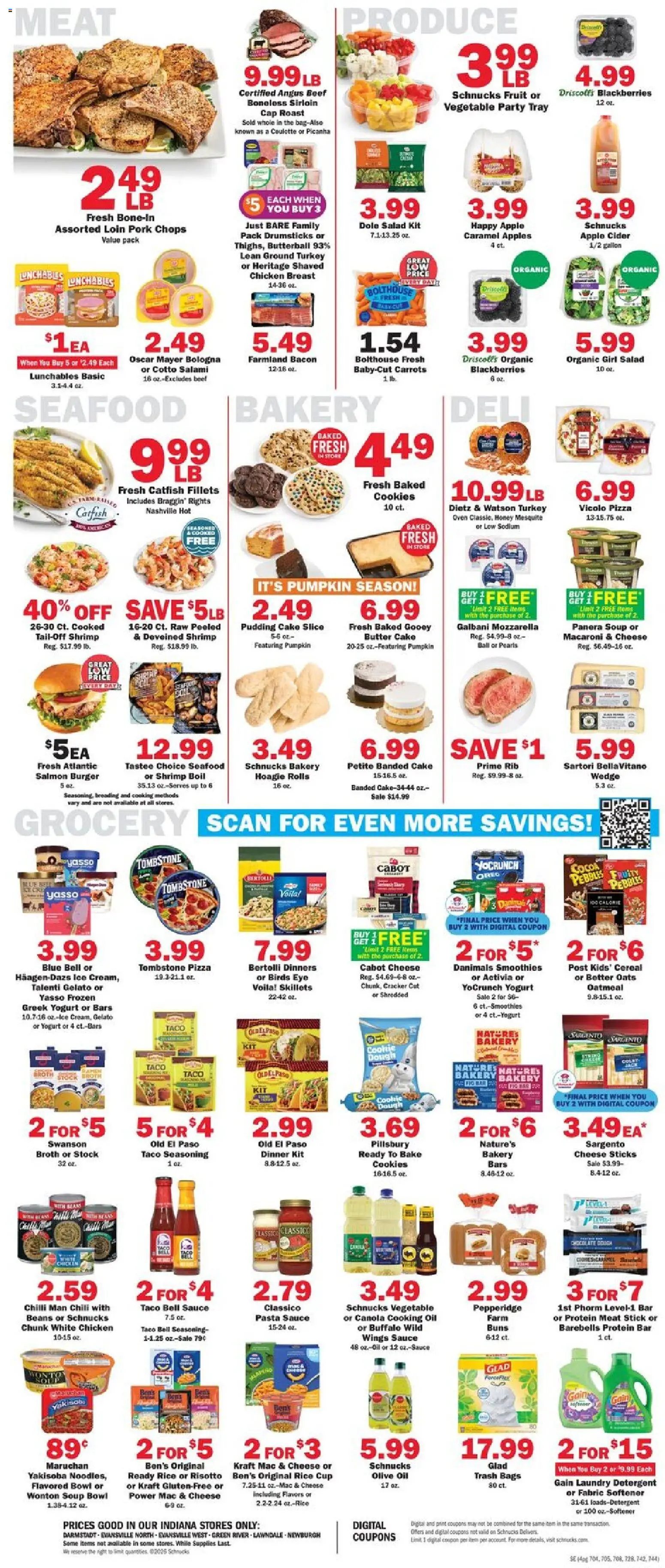 Schnucks Weekly Ad - valid from 09/09/2026 | Page: 4 | Products: Honey, Cocoa, Hat, Carrots