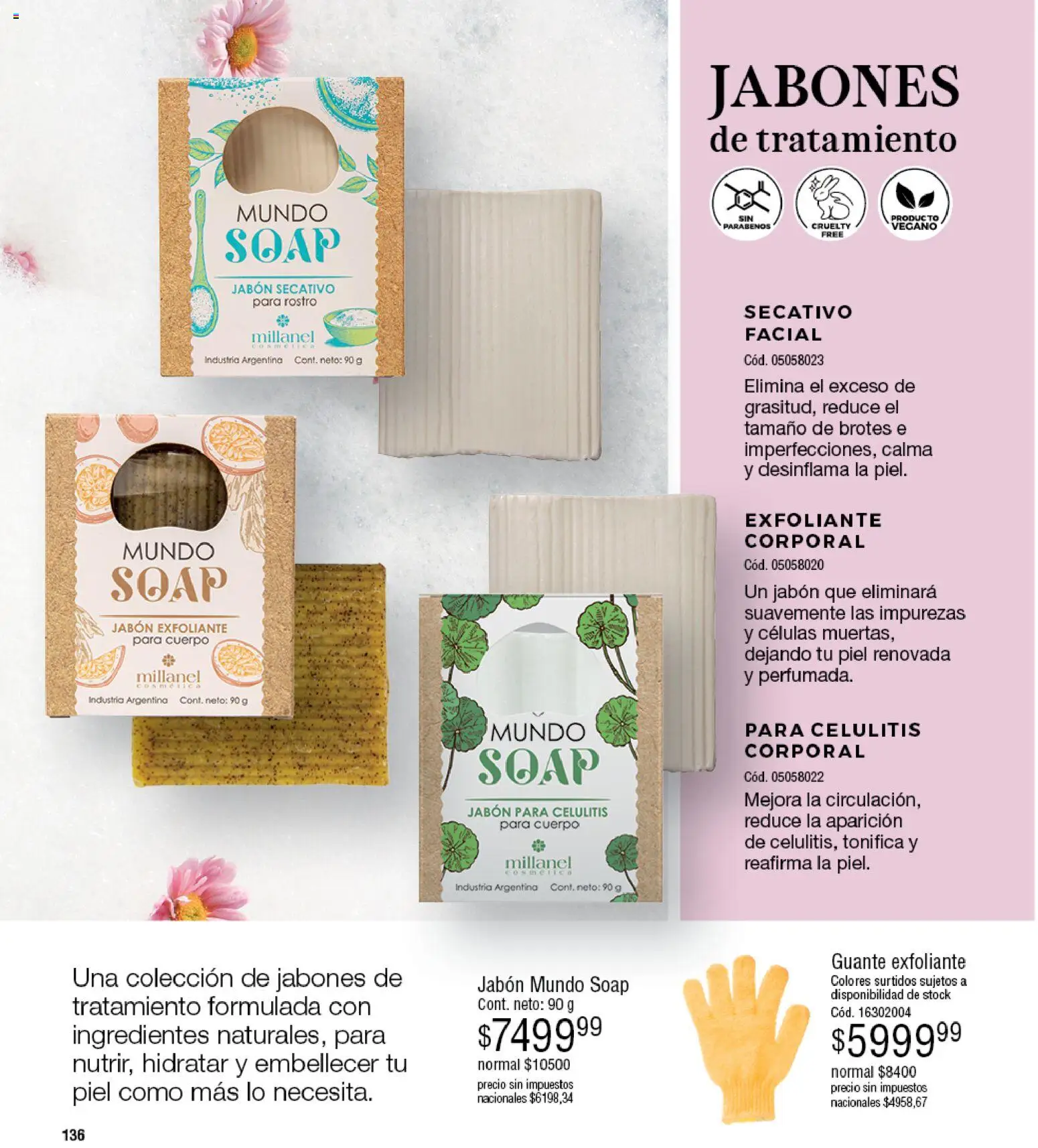 Millanel - Catálogo │ válido desde el 25.05.2026 | Página: 160 | Productos: Guante, Jabón, Guante exfoliante