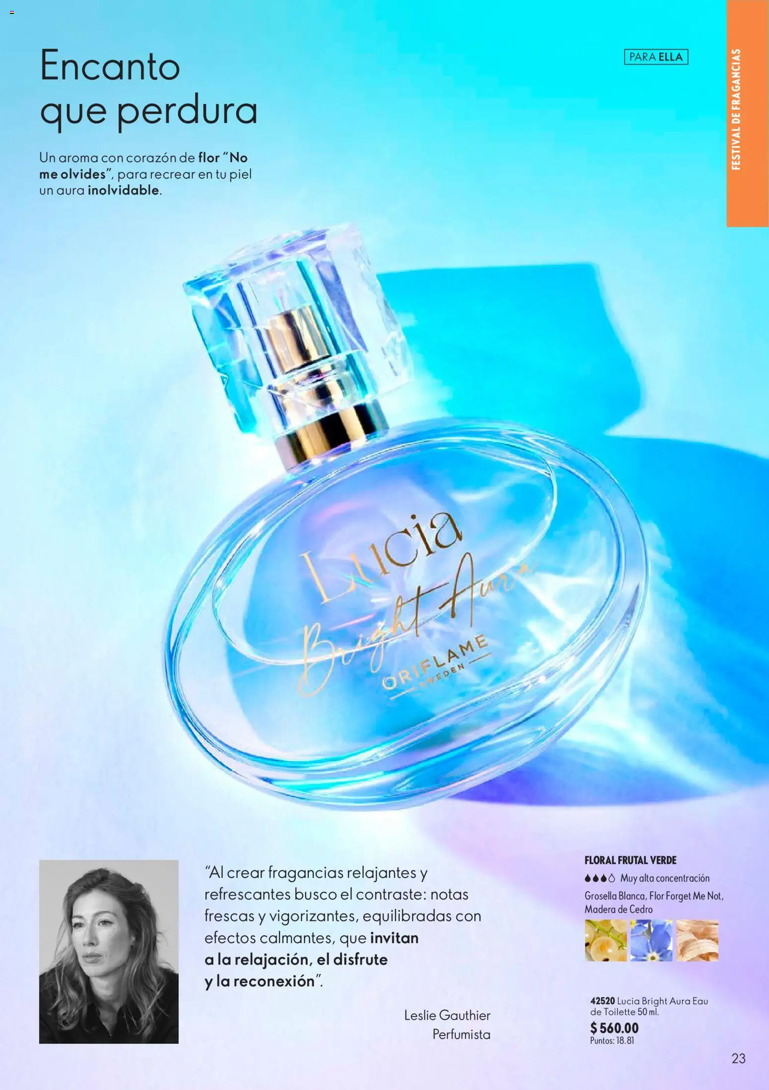 Nuevas ofertas de Oriflame válidas en toda la República Mexicana desde el 22/08/2026. ¡Encuentra las mejores ofertas en Oriflame campaña 12 2026! | Página: 23 | Productos: Eau de toilette