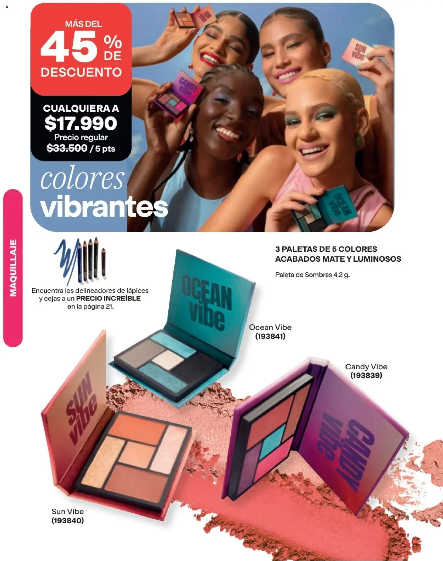 Avon revista - valida desde el 16/08/2026 | Página: 56 | Productos: Paletas, Maquillaje