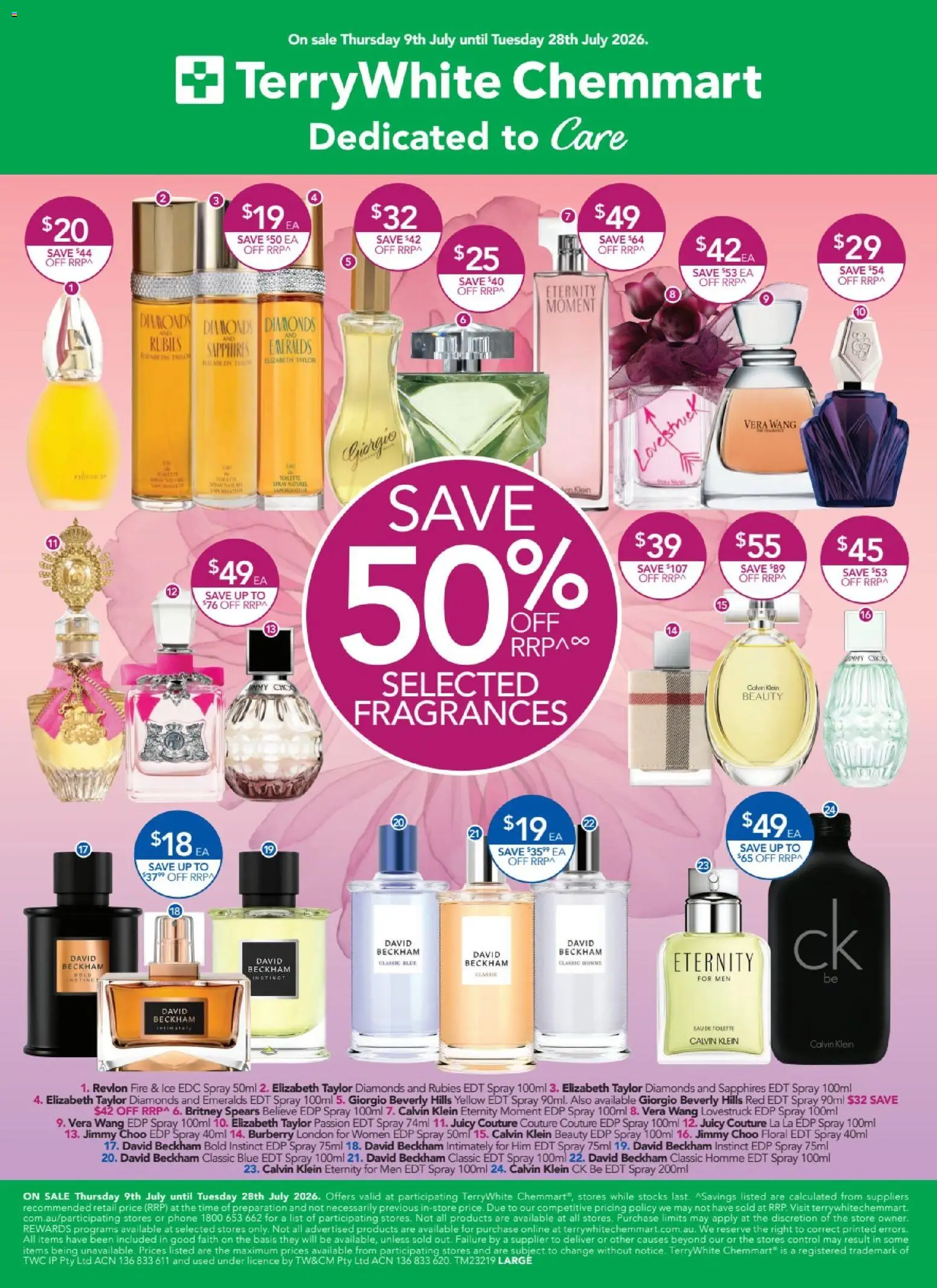 Terry White catalogue - valid from 09/07/2026 | Page: 29 | Products: Floral, Eau de toilette, Phone