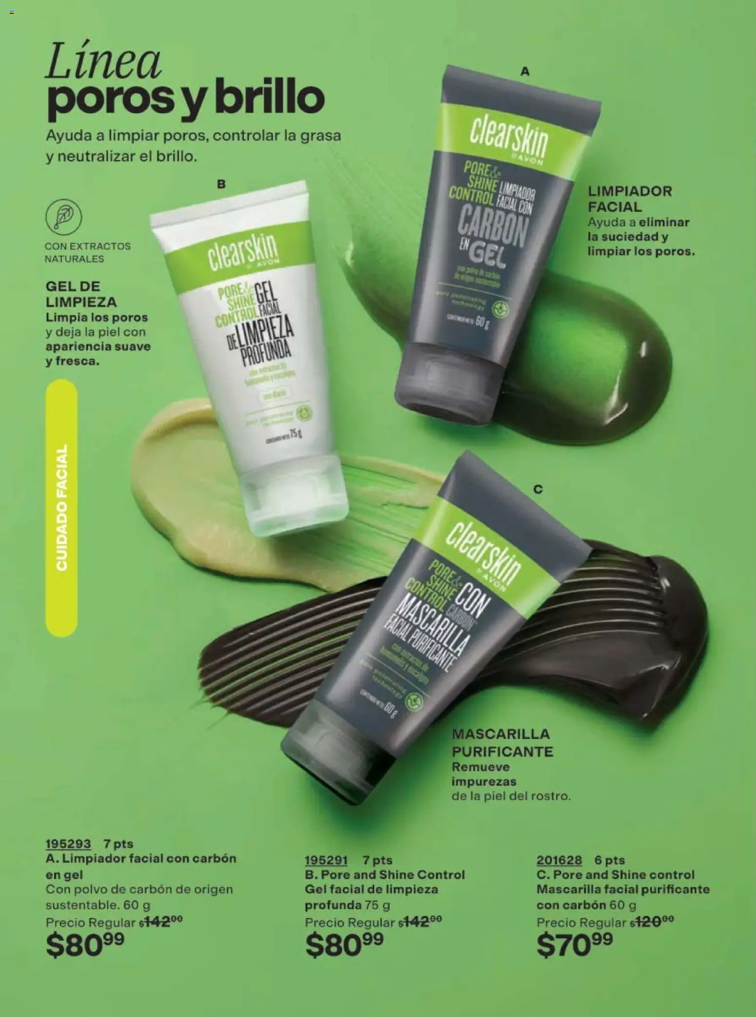 Nuevas ofertas de AVON válidas en toda la República Mexicana desde el 02.04.2026. ¡Encuentra las mejores ofertas en AVON campaña 6 2026! | Página: 168 | Productos: Limpiador, Limpiador facial, Mascarilla, Polvo