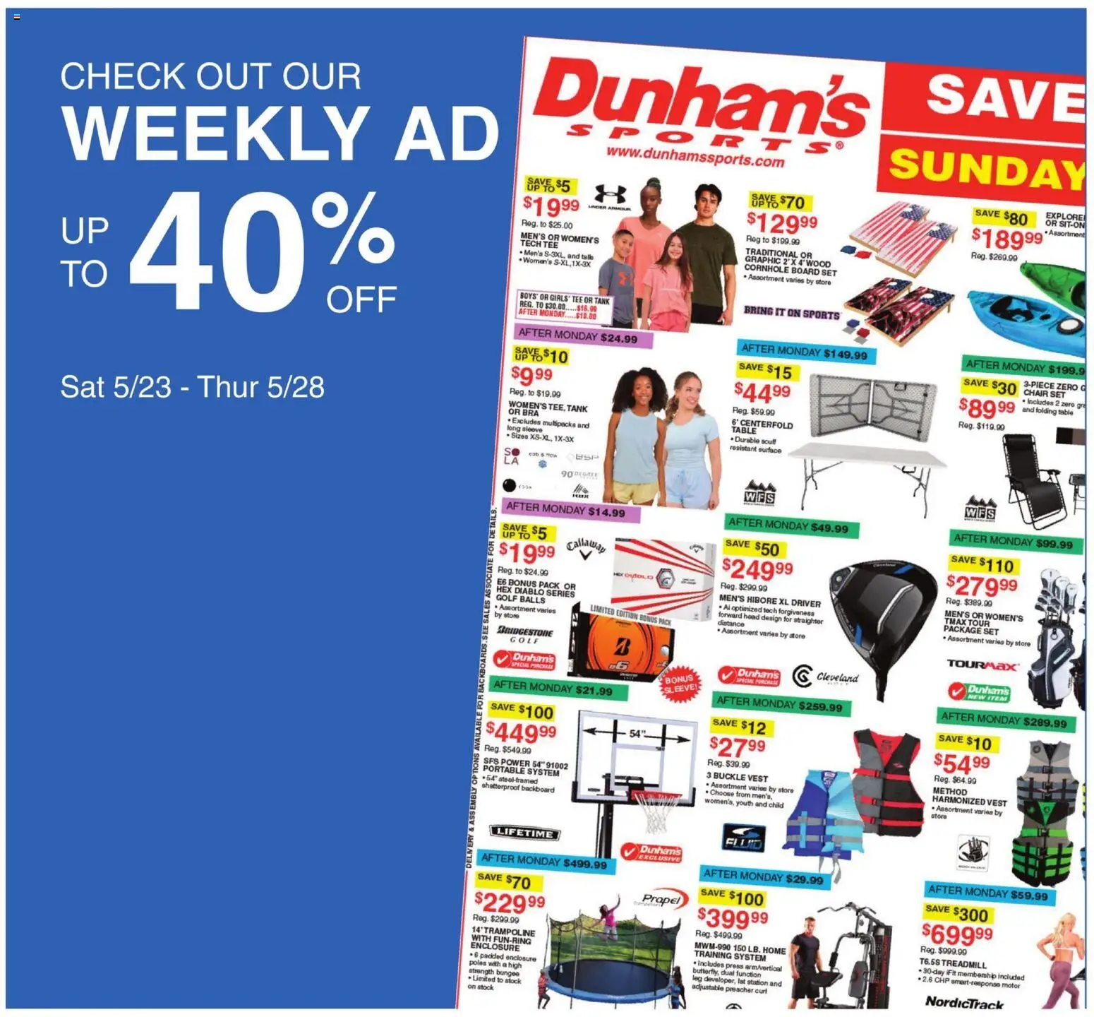 Dunham's Sports Weekly Ad - valid from 23.05.2026 | Page: 1