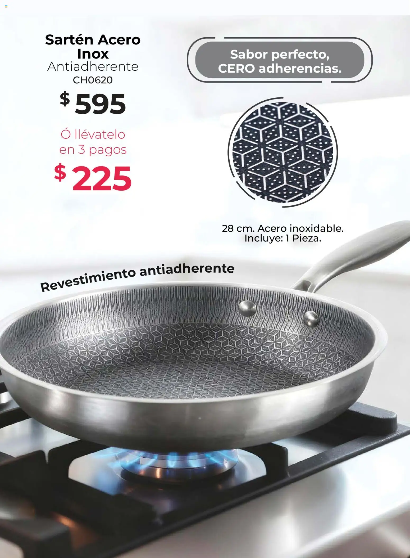 Nuevas ofertas de Colchas Concord válidas en toda la República Mexicana desde el 01/07/2026. ¡Encuentra las mejores ofertas en Colchas Concord catálogo Home! | Página: 78 | Productos: Sartén
