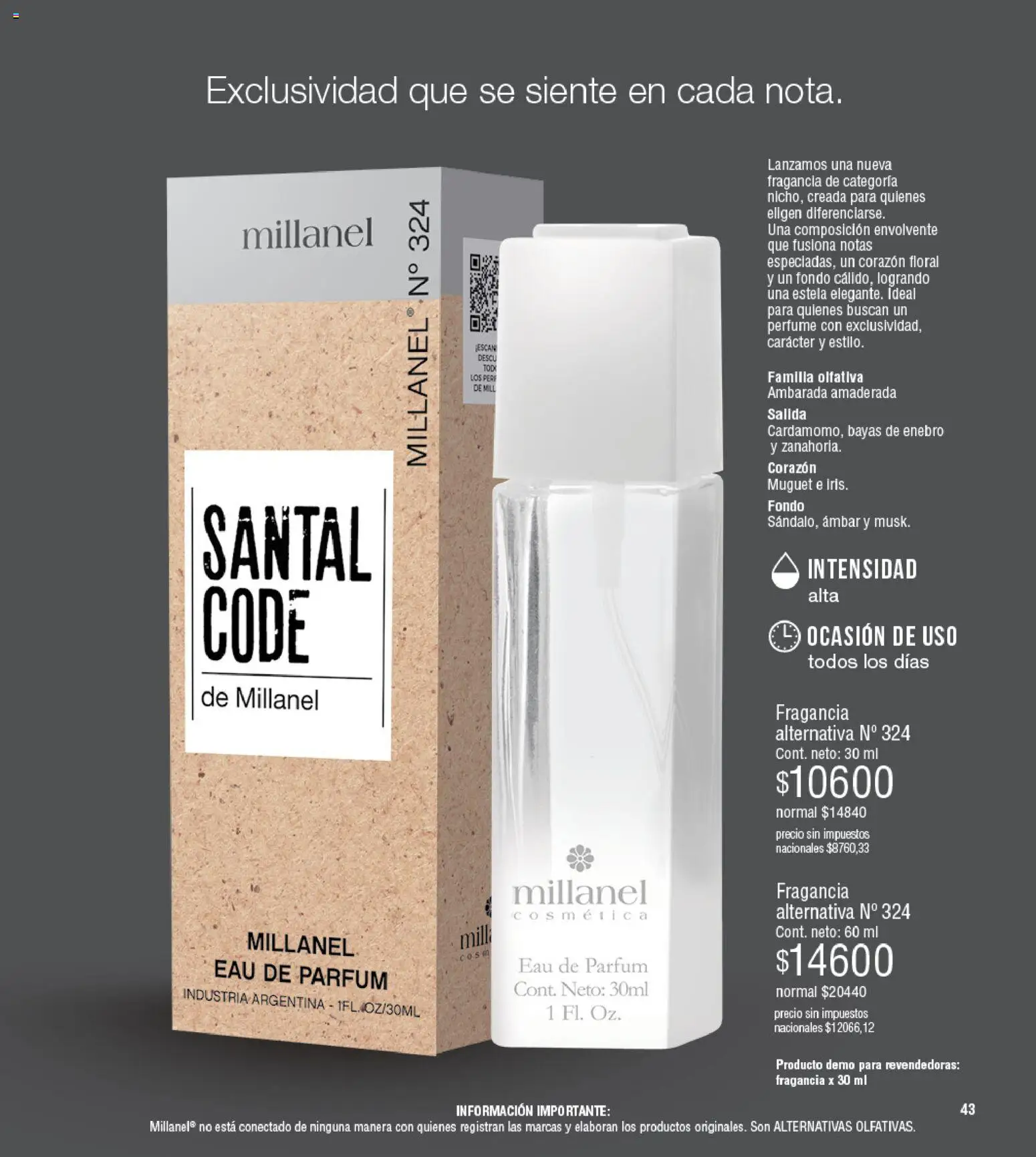 Millanel - Catálogo │ válido desde el 20/07/2026 | Página: 43 | Productos: Perfume, Fragancia