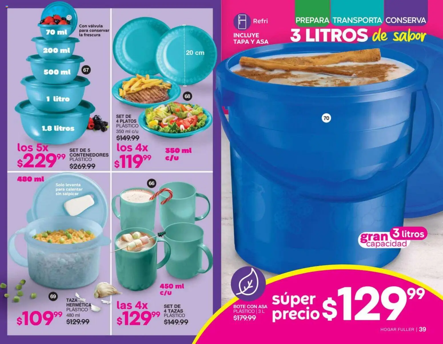Nuevas ofertas de Fuller válidas en toda la República Mexicana desde el 02/09/2026. ¡Encuentra las mejores ofertas en Fuller campaña 11 2026! | Página: 21 | Productos: Taza, Válvula