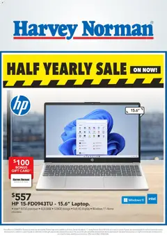Harvey Norman Half Early Sale On Laptops And Gaming preview  - valid from 13.06.2026
