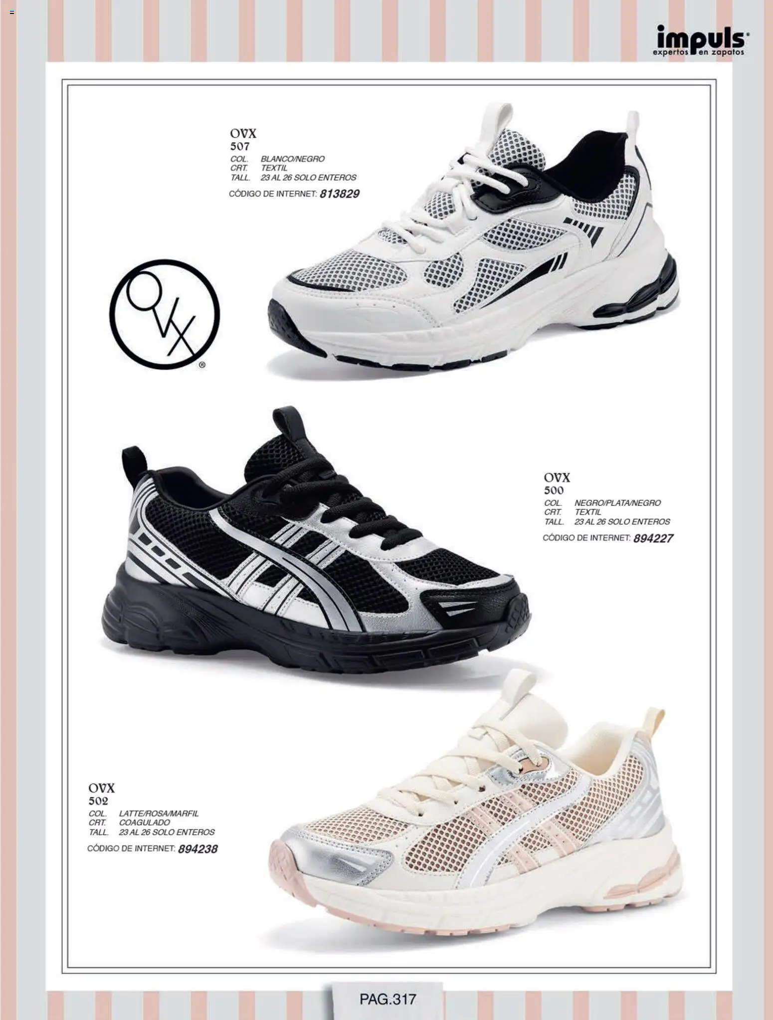 Nuevas ofertas de Impuls válidas en toda la República Mexicana desde el 01/07/2026. ¡Encuentra las mejores ofertas en Impuls catálogo Otoño Invierno! | Página: 319 | Productos: Zapatos