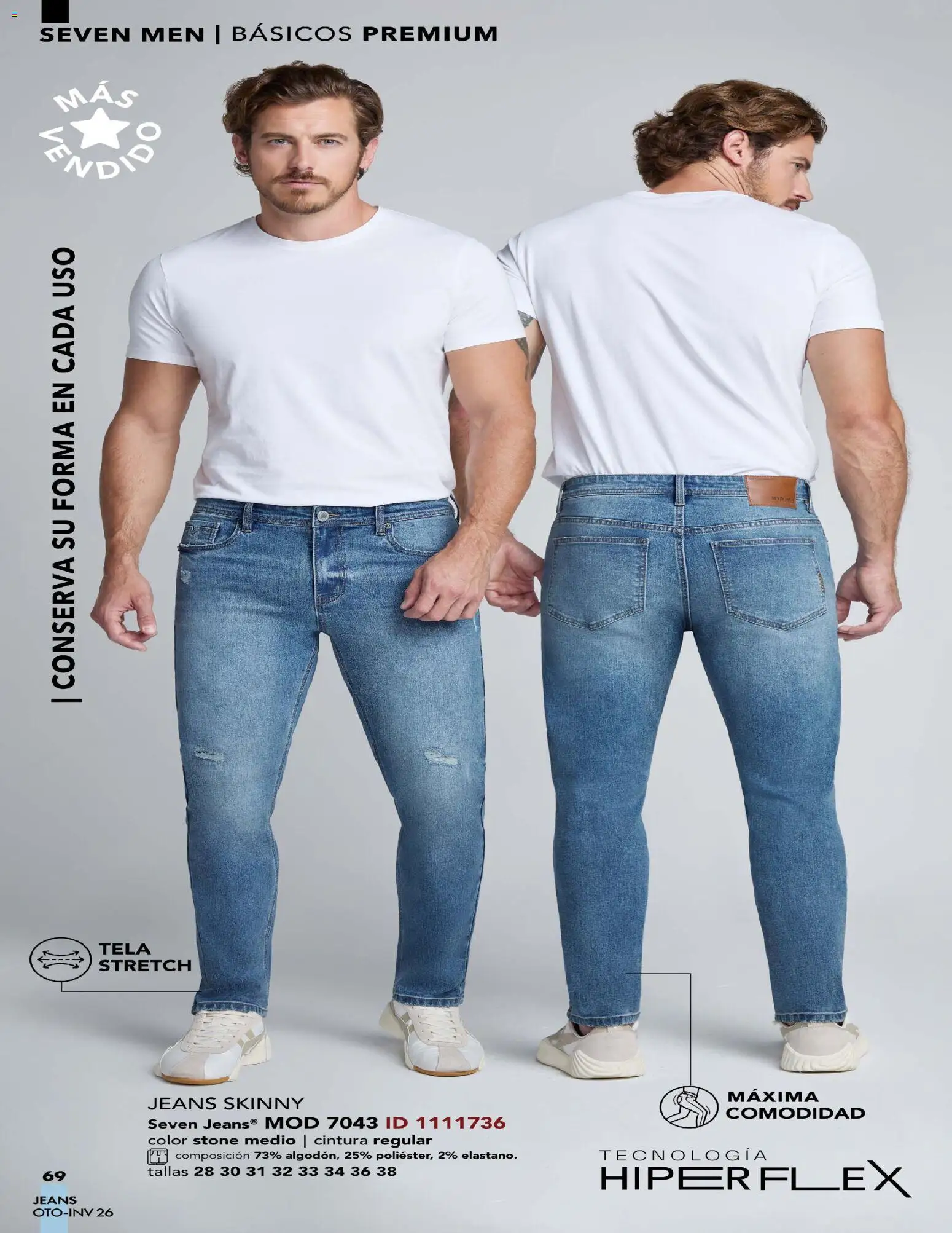 Nuevas ofertas de Price Shoes válidas en toda la República Mexicana desde el 03/08/2026. ¡Encuentra las mejores ofertas en Price Shoes catálogo Seven Jeans! | Página: 69