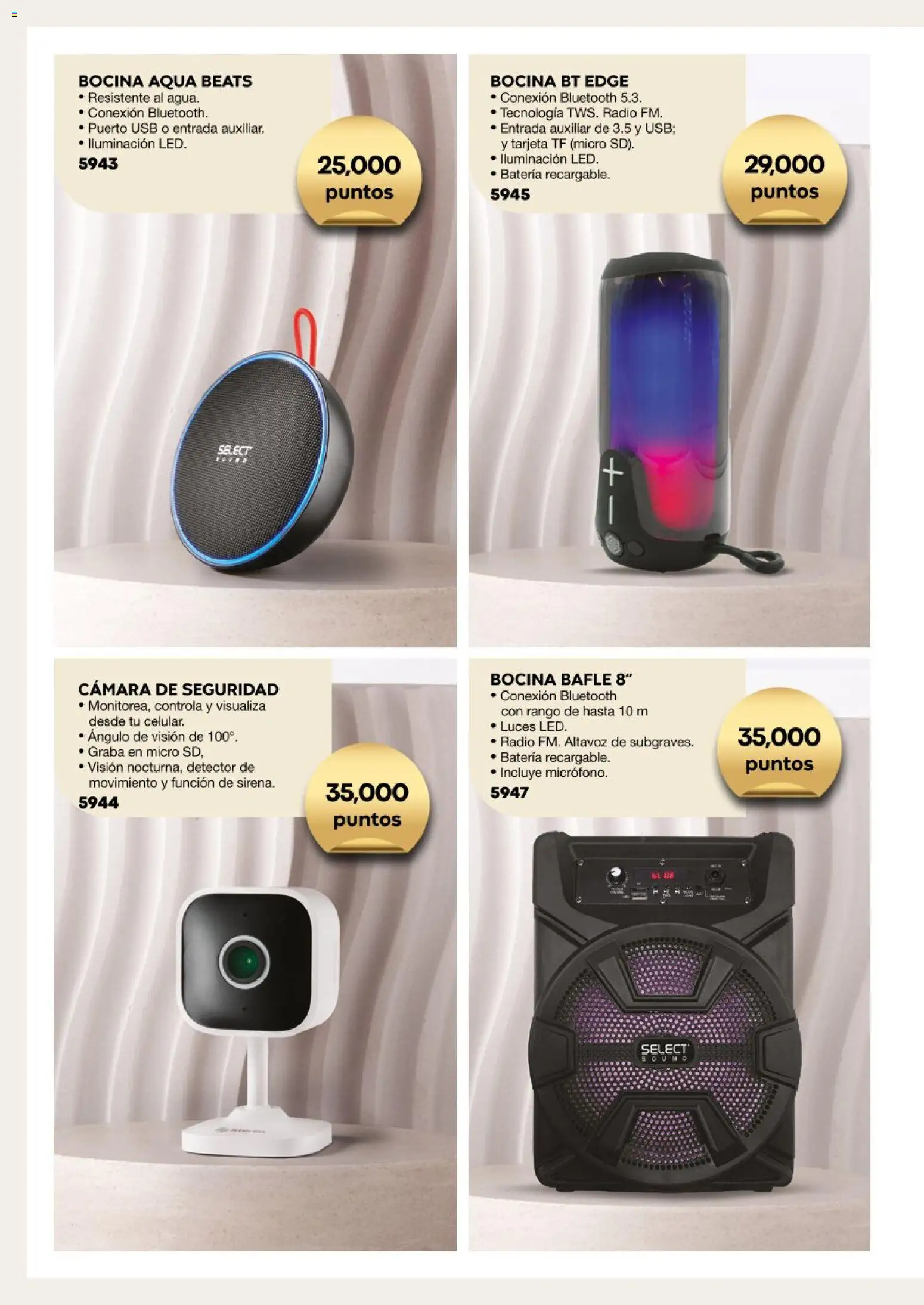 Nuevas ofertas de Fuller válidas en toda la República Mexicana desde el 15/06/2026. ¡Encuentra las mejores ofertas en Fuller catálogo Puntos! | Página: 34 | Productos: Cámara, Bocina, Iluminación, Batería
