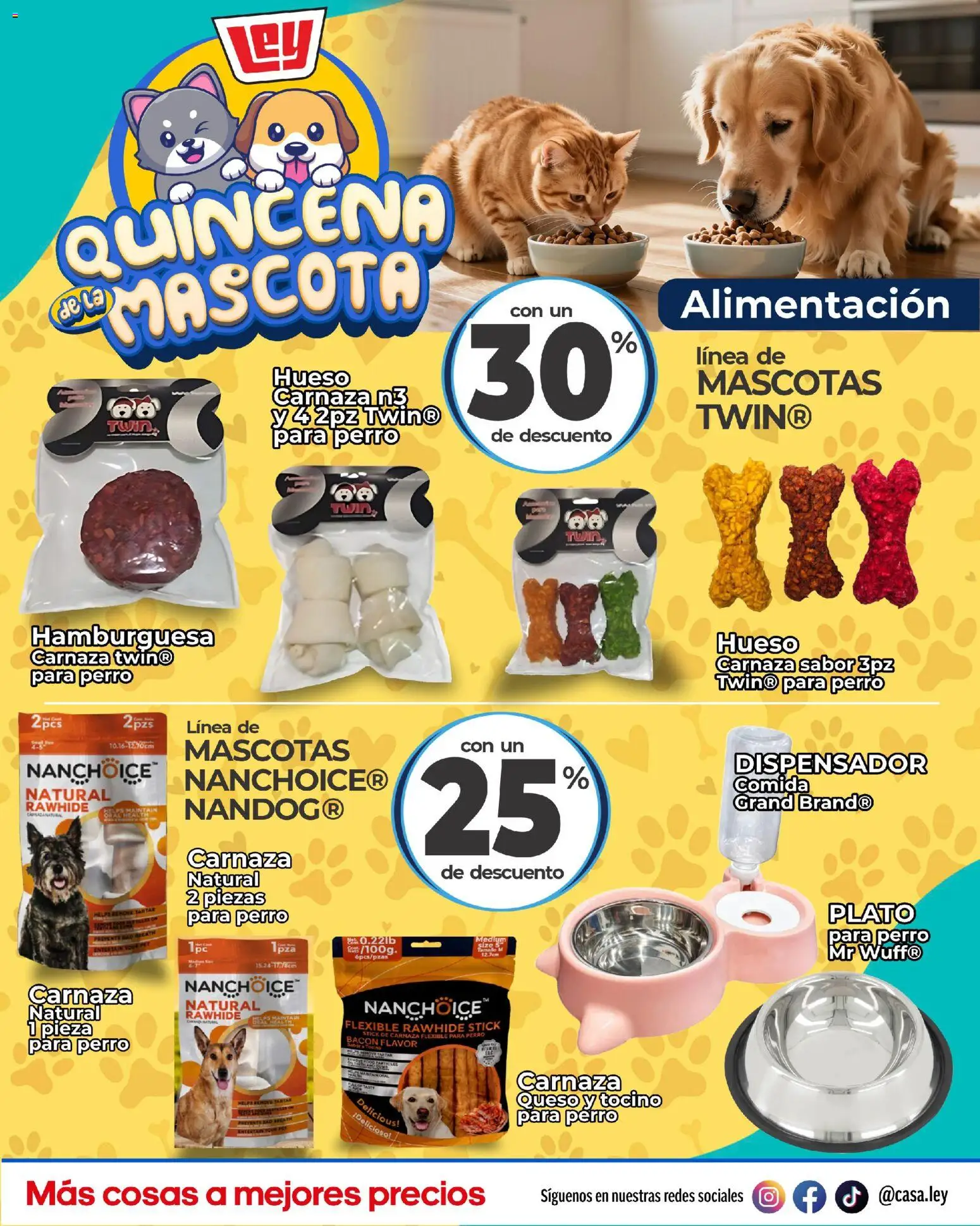 Nuevas ofertas de Casa Ley válidas en toda la República Mexicana desde el 19.06.2026. ¡Encuentra las mejores ofertas en Casa Ley folleto Quincena de la mascota! | Página: 2