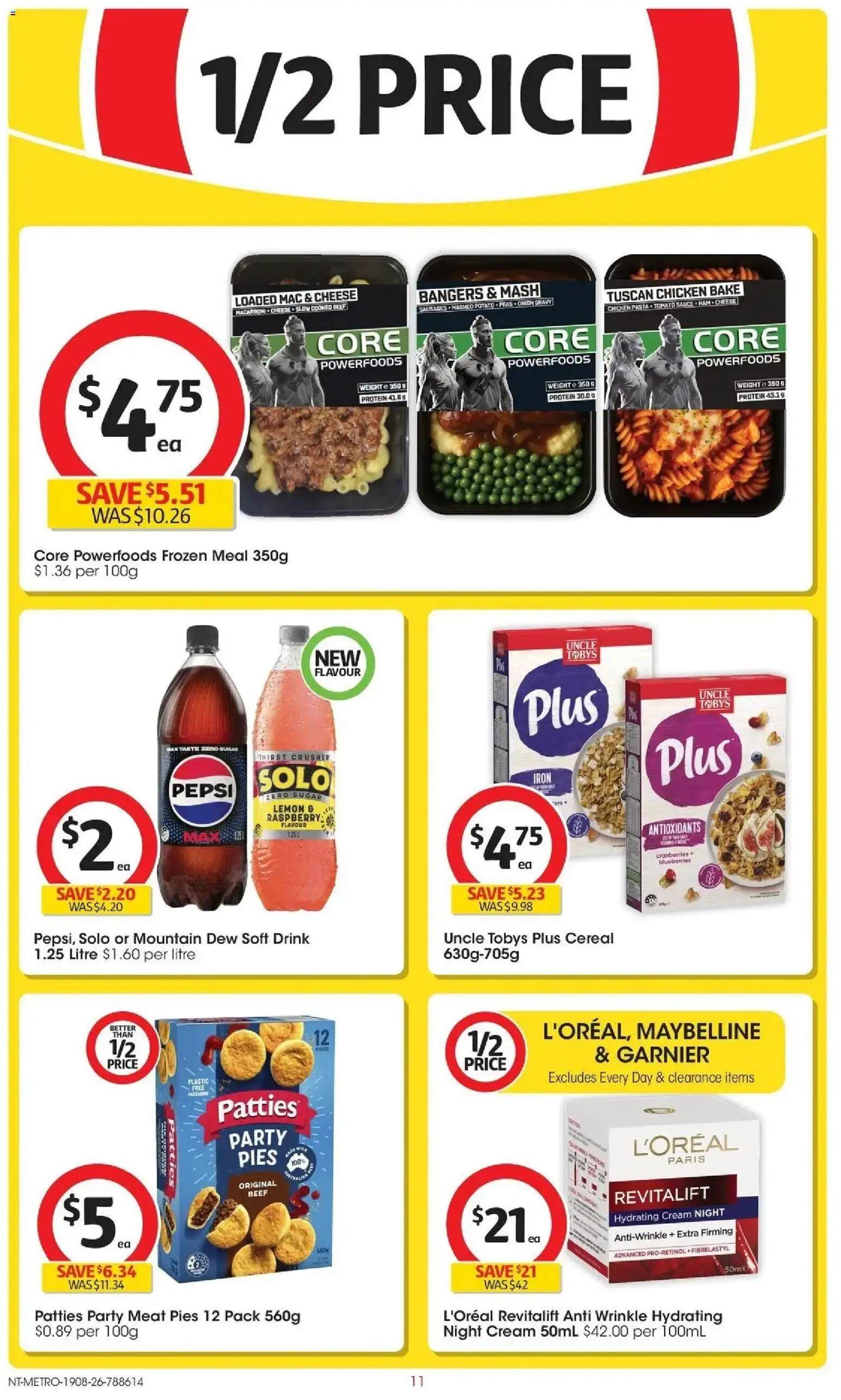 Coles catalogue - valid from 19/08/2026 | Page: 11 | Products: Protein, Meat, Cream, Pies