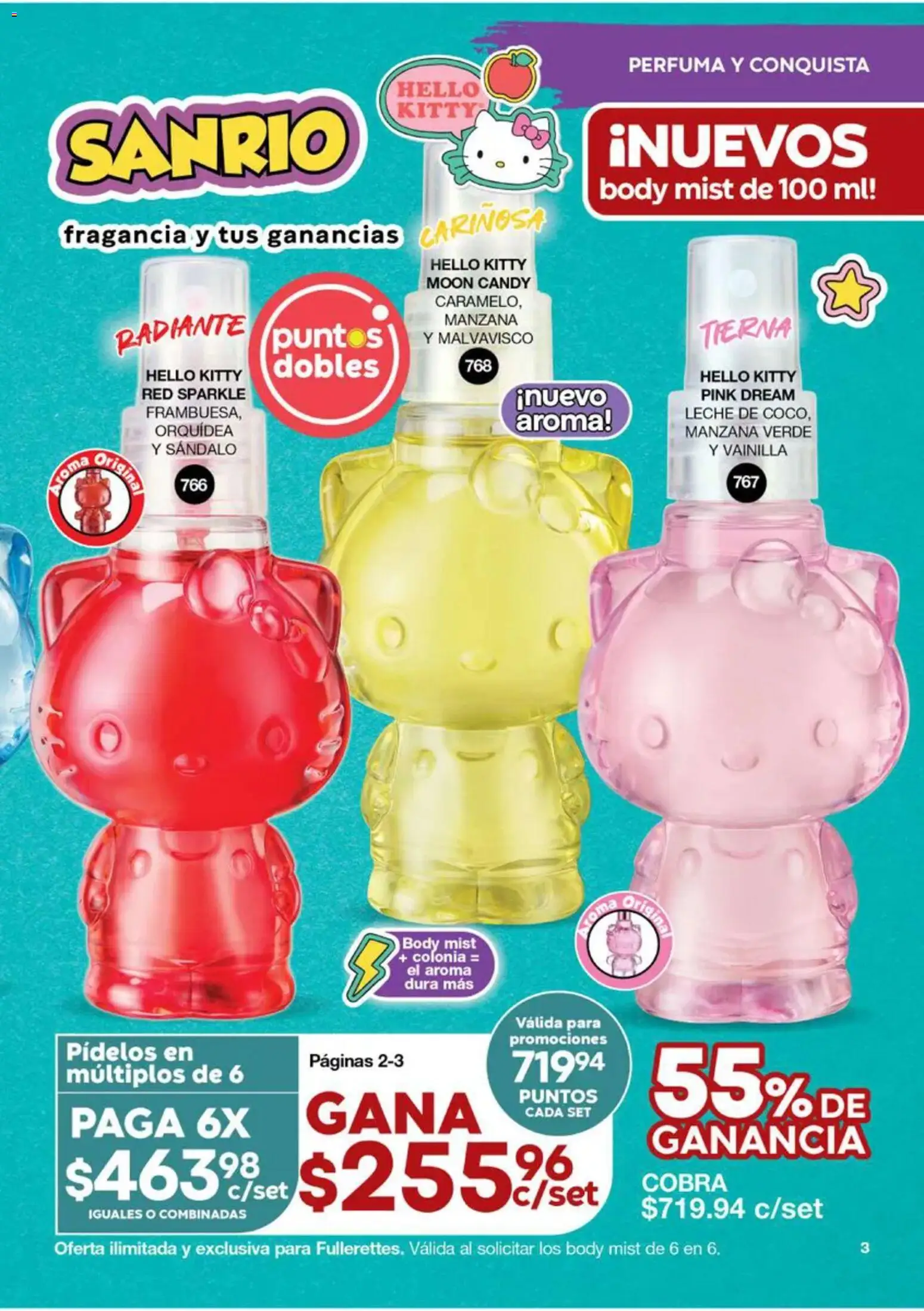 Nuevas ofertas de Fuller válidas en toda la República Mexicana desde el 19/08/2026. ¡Encuentra las mejores ofertas en Fuller Gana Más 10 2026! | Página: 3 | Productos: Manzana, Vainilla, Radiante, Body