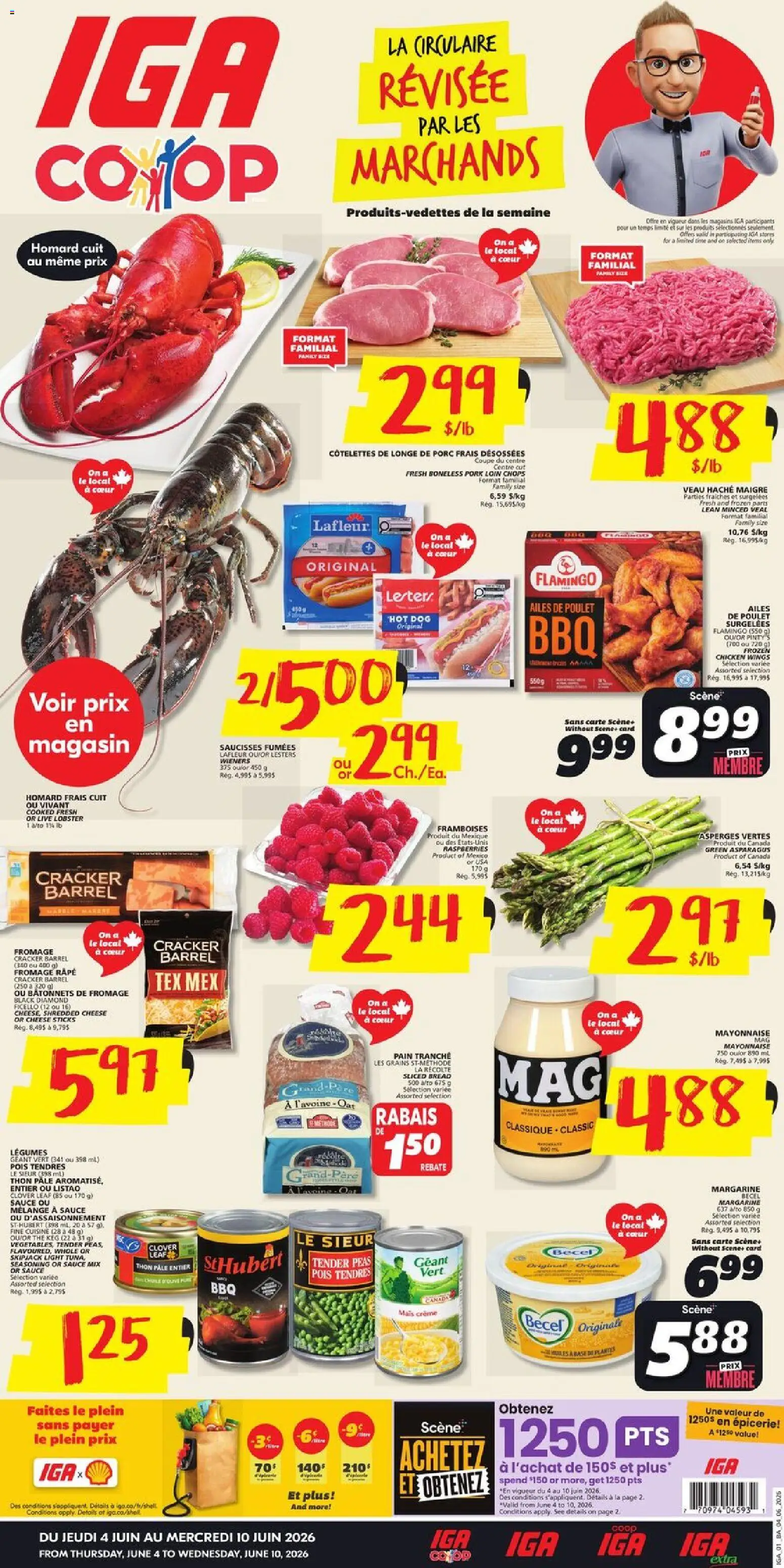 IGA flyer valid from 04.06.2026 | Page: 1