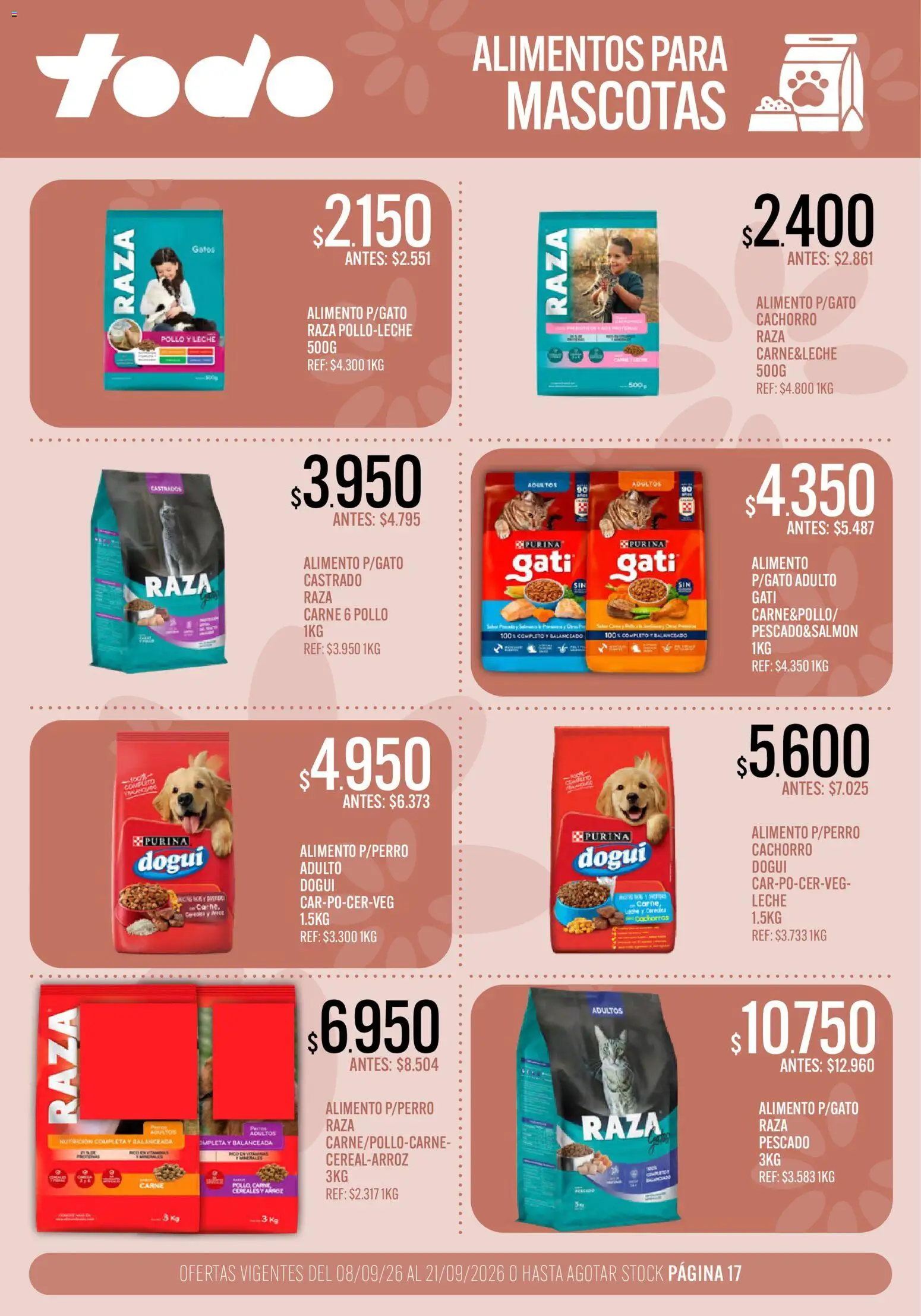 Supermercados TODO catálogo │ válido desde el 08/09/2026 | Página: 17