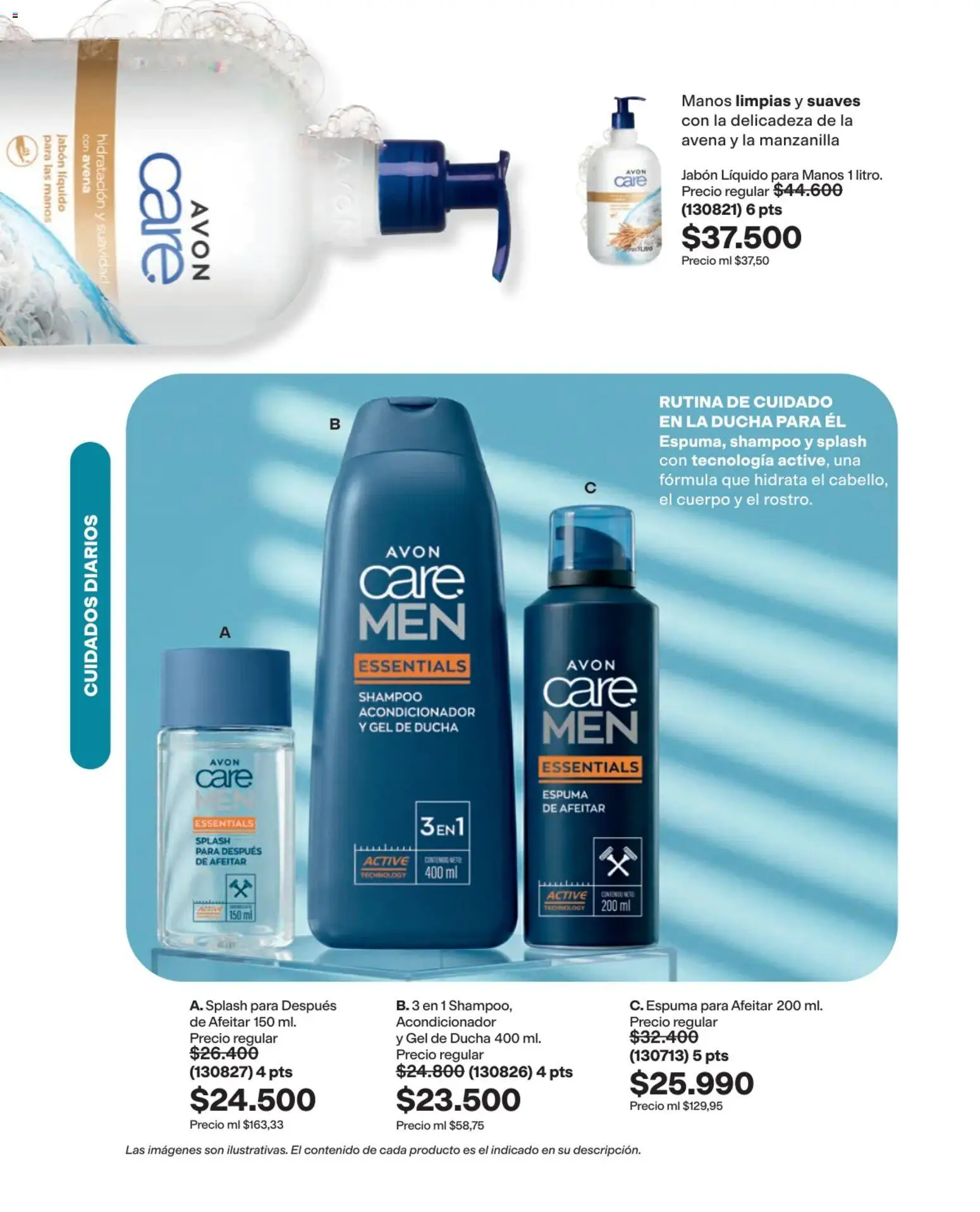 Avon revista - valida desde el 03/08/2026 | Página: 142 | Productos: Jabón líquido, Shampoo, Ducha, Jabón