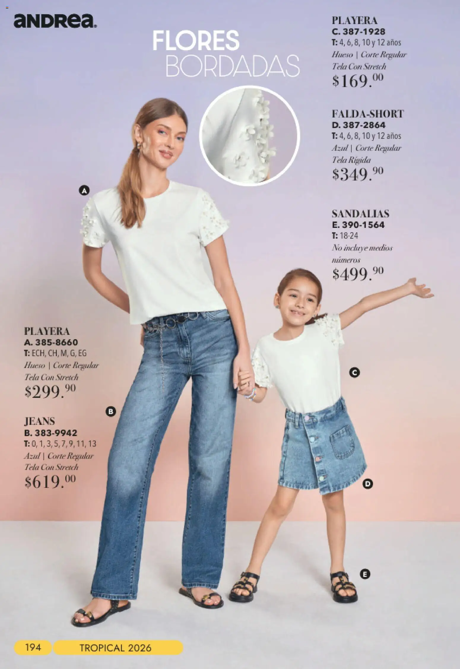 Nuevas ofertas de Andrea válidas en toda la República Mexicana desde el 23/08/2026. ¡Encuentra las mejores ofertas en Andrea catálogo Tropical! | Página: 194