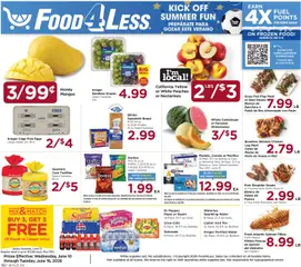 Preview of Food 4 Less weekly ads valid from 10.06.2026