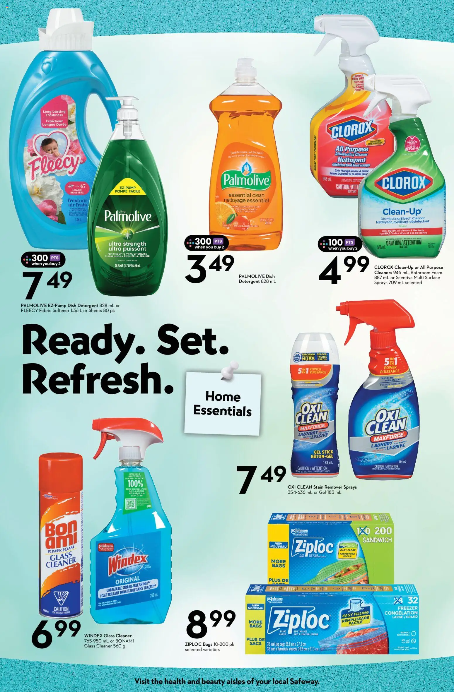 Safeway flyer valid from Aug 13, 2026 | Page: 6 | Products: Foam, Fabric softener, Stain remover, Detergent