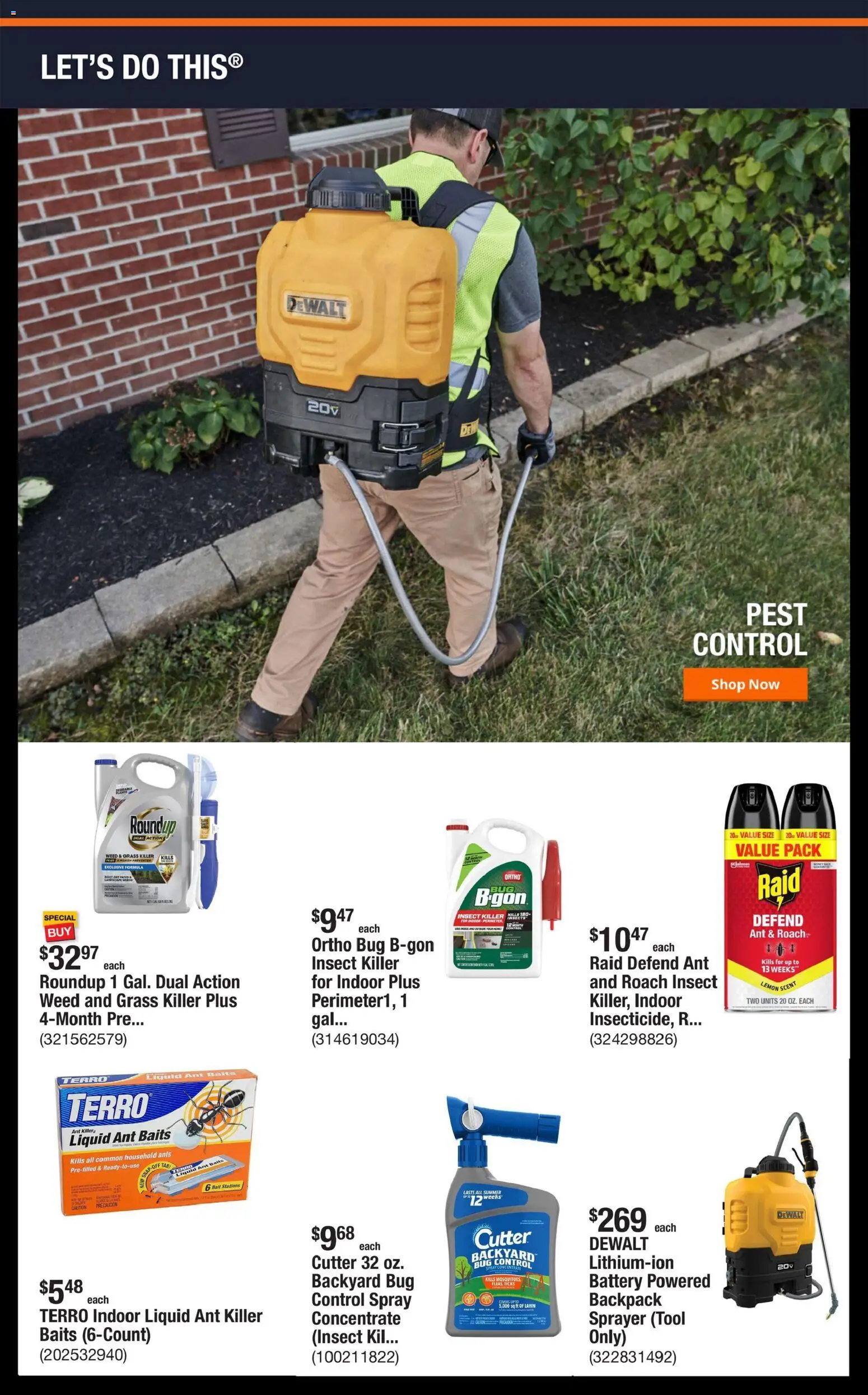 Home Depot Shop Pro Ad - OH - valid from 13.04.2026 | Page: 2 | Products: Bolts, Battery, Lemon, Backpack