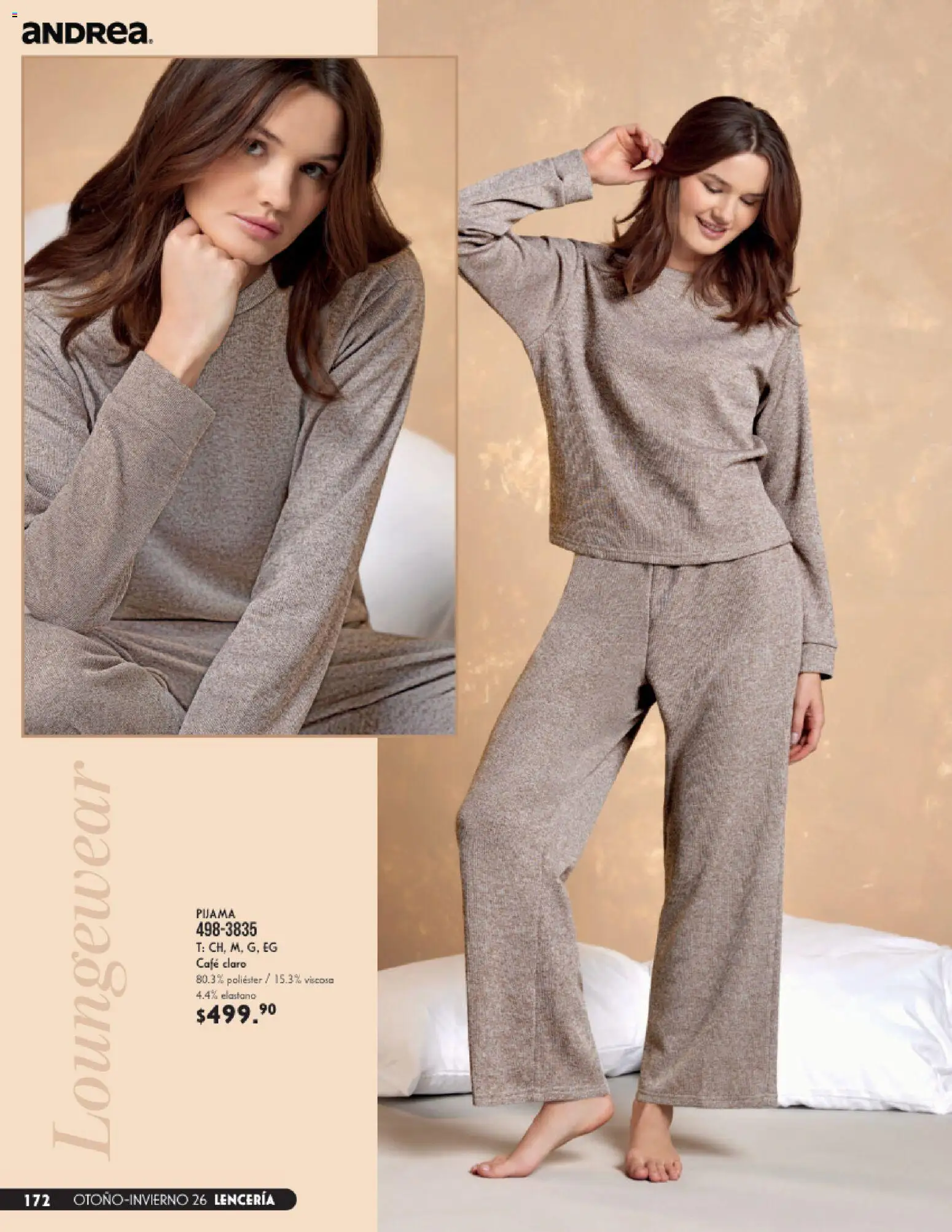 Nuevas ofertas de Andrea válidas en toda la República Mexicana desde el 23/08/2026. ¡Encuentra las mejores ofertas en Andrea catálogo Lencería & vestir interior! | Página: 32 | Productos: Pijama, Café, Lenceria