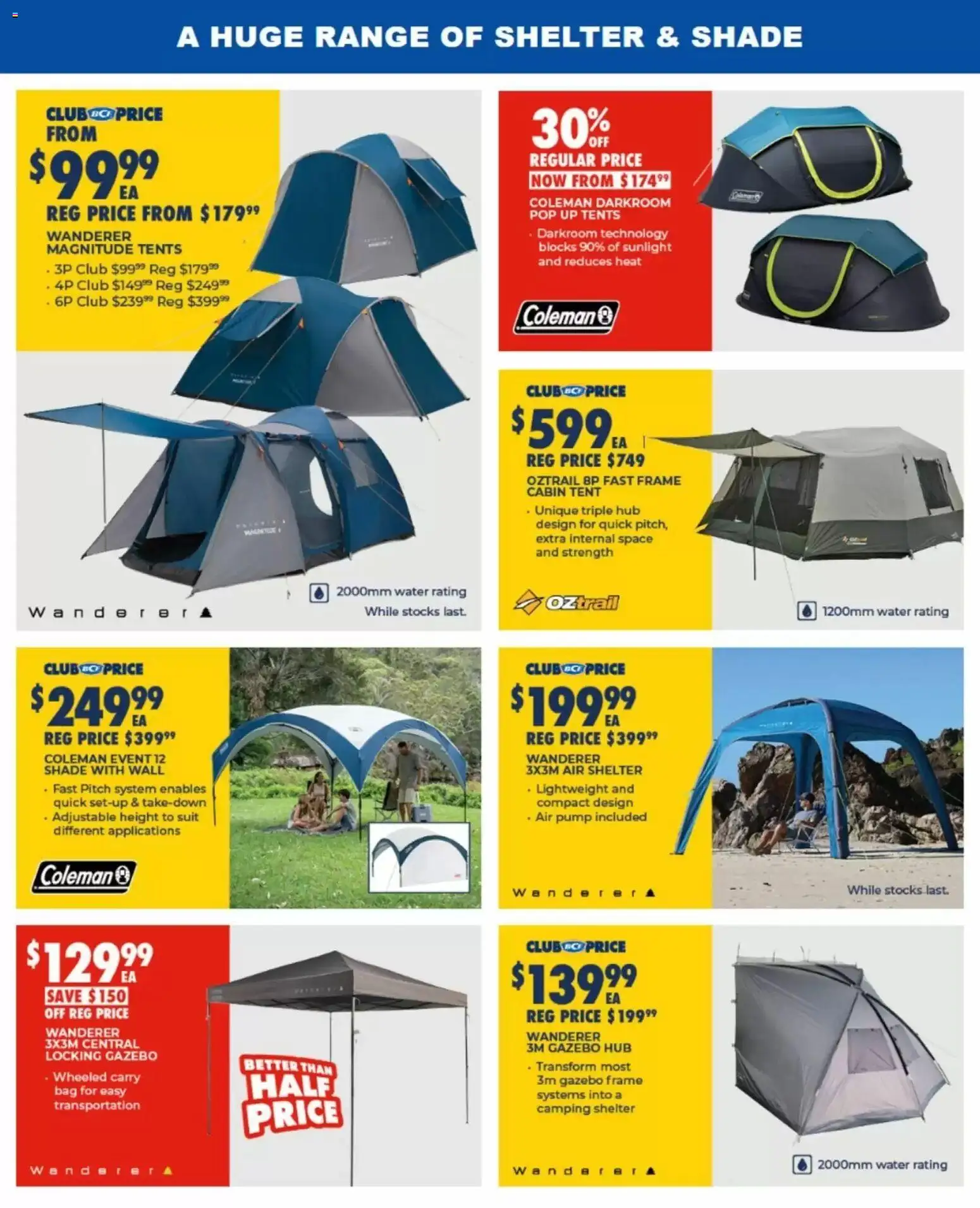 BCF catalogue - valid from 17/08/2026 | Page: 10 | Products: Gazebo, Water, Suit, Bag