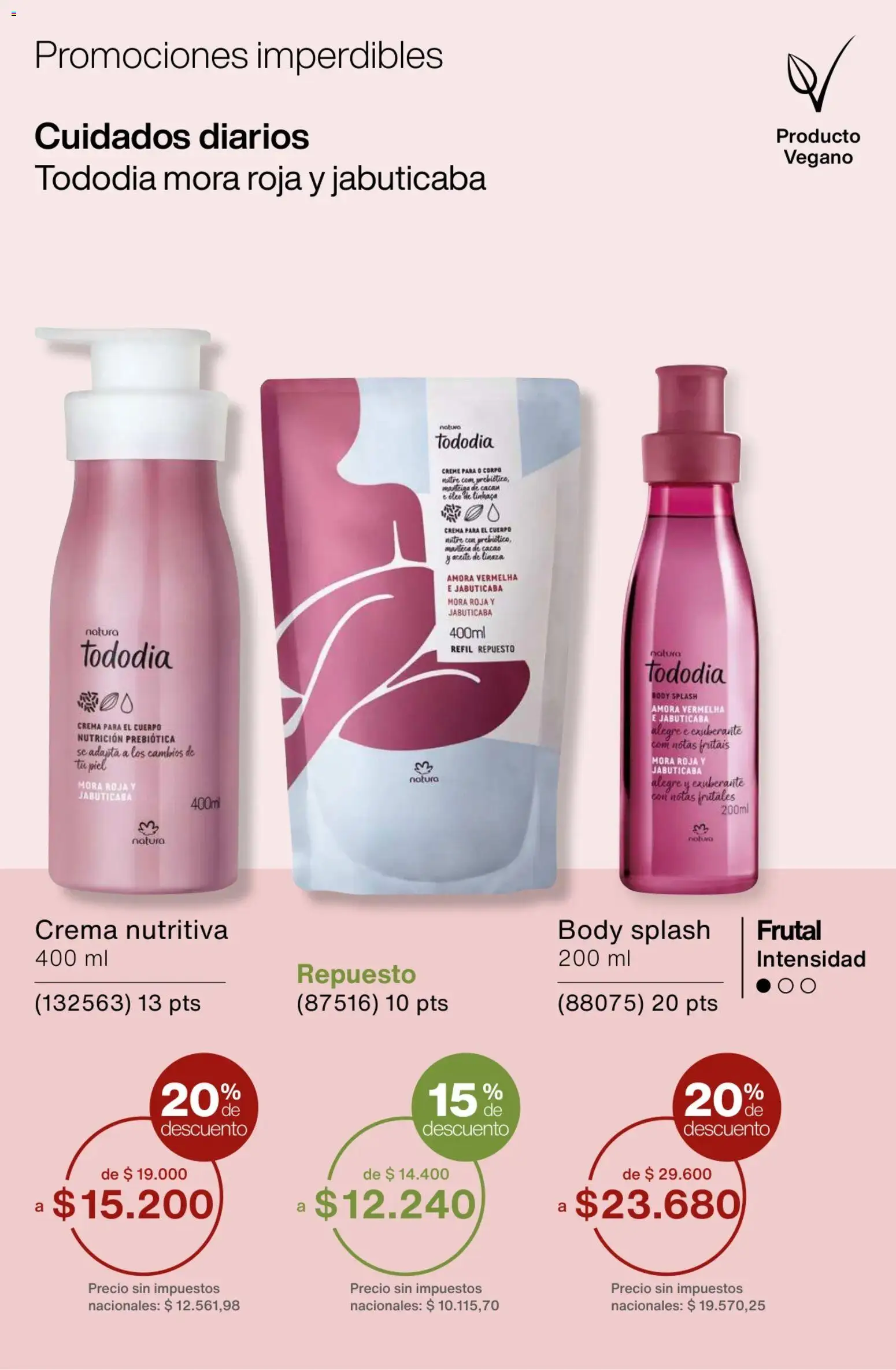 Catálogo Natura Ciclo 3 │ válido desde el 09/02/2026 | Página: 39 | Productos: Body, Diarios, Crema para el cuerpo, Cacao