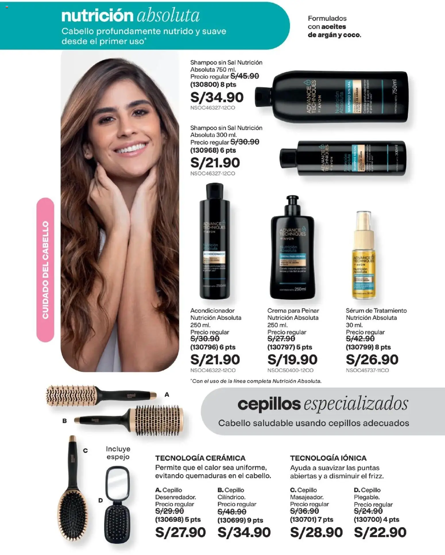Catálogo Avon válido desde 11/08/2026 | Página: 167 | Productos: Acondicionador, Espejo, Crema, Coco