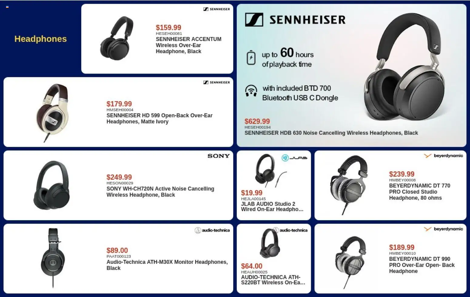 Canada Computers flyer valid from Sep 11, 2026 | Page: 6 | Products: Monitor, Audio, Headphones