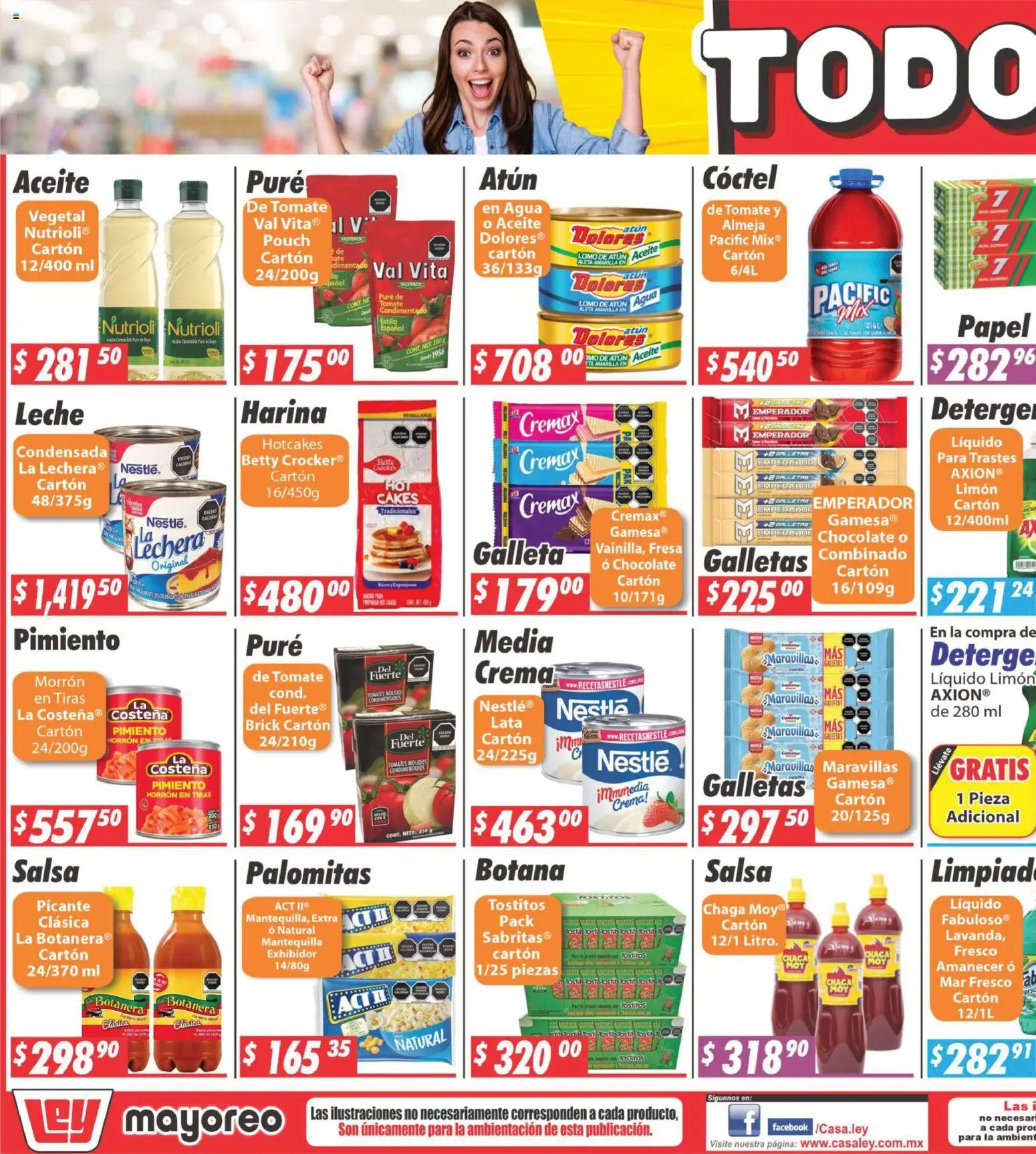 Nuevas ofertas de Casa Ley válidas en toda la República Mexicana desde el 29/06/2026. ¡Encuentra las mejores ofertas en Casa Ley folleto Frontera! | Página: 5 | Productos: Fresa, Harina, Leche, Tomates
