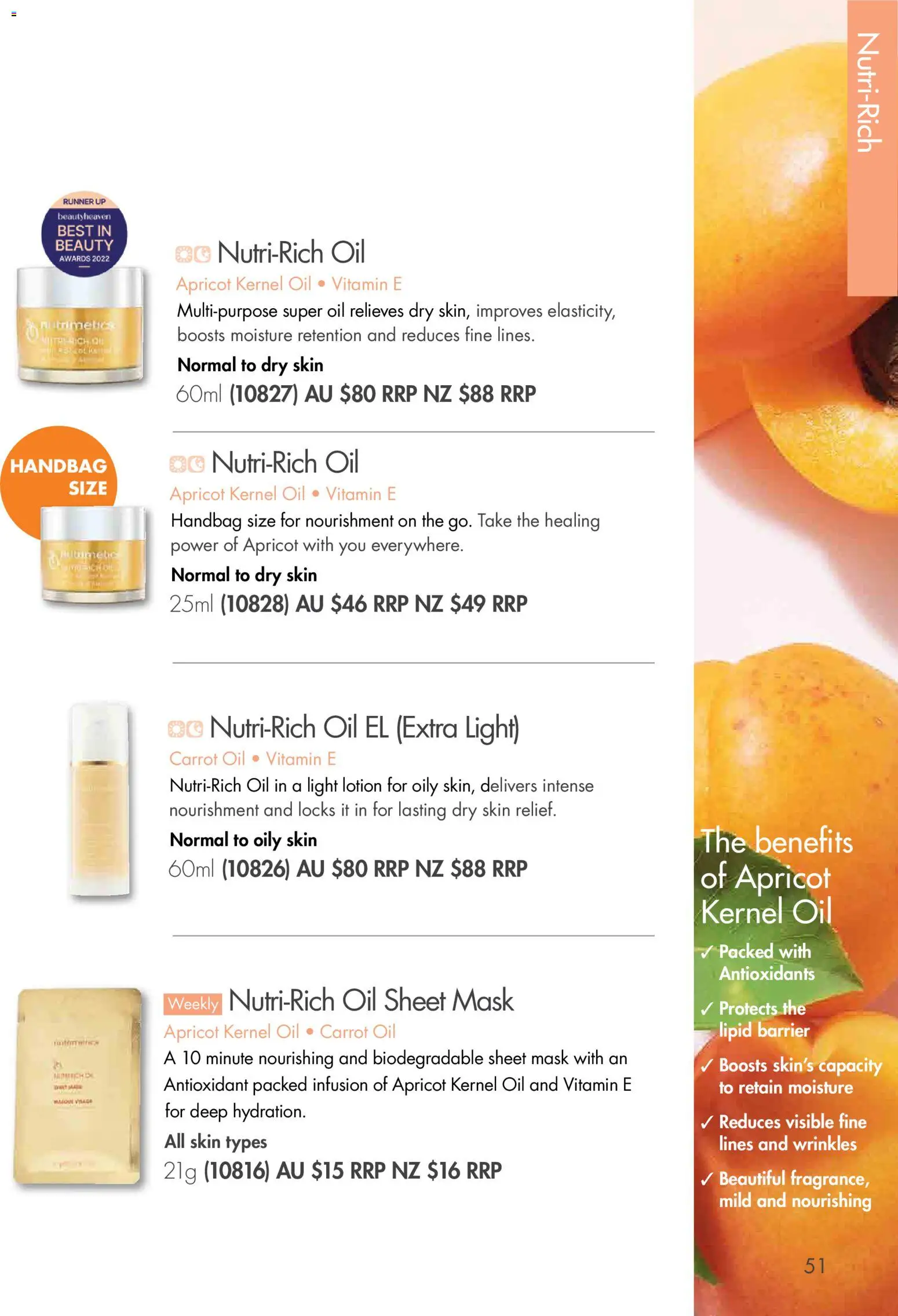 Nutrimetics catalogue - valid from 01/01/2026 | Page: 51 | Products: Light, Oil, Handbag, Vitamin