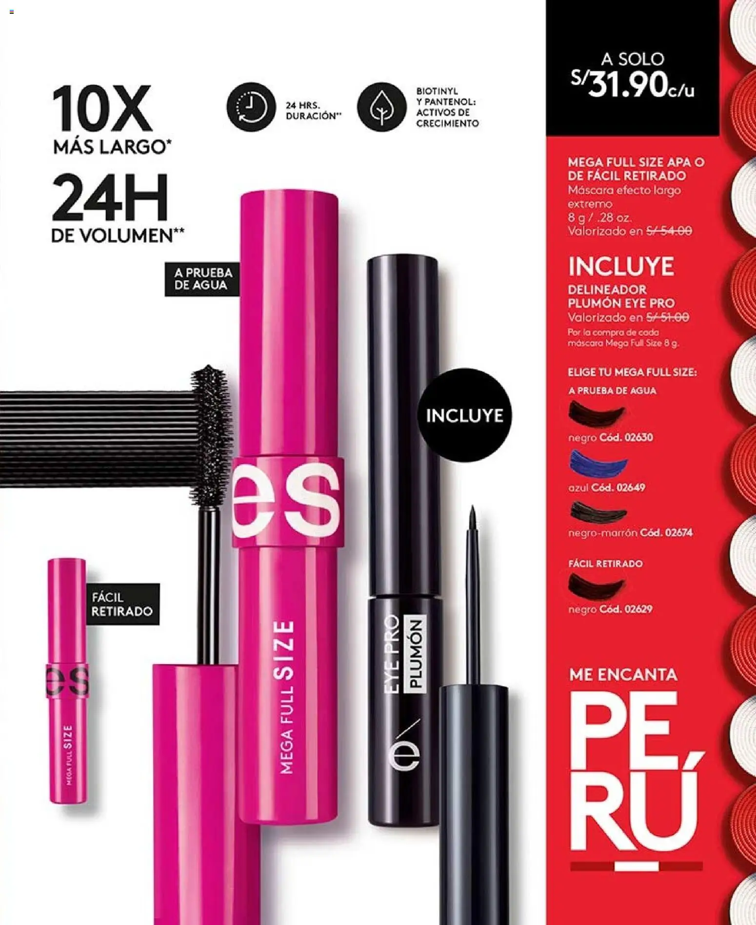 Catálogo Ésika válido desde 02/08/2026 | Página: 9 | Productos: Máscara, Delineador