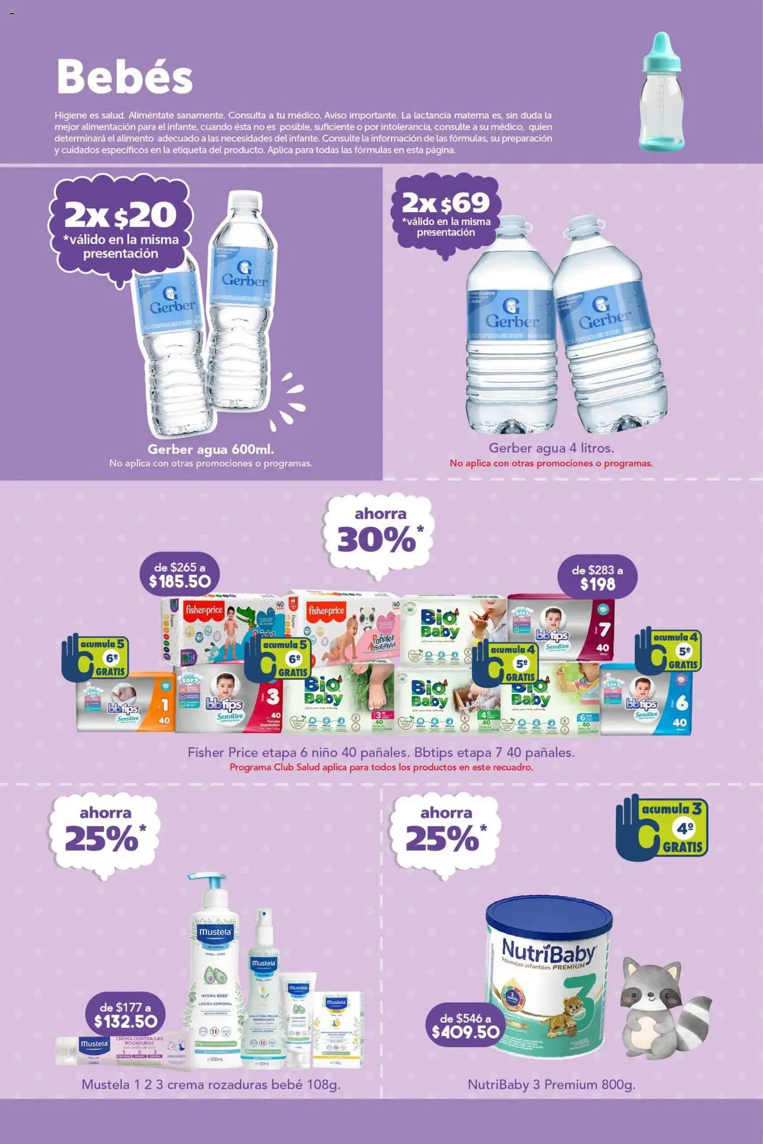 Nuevas ofertas de Farmacia San Pablo válidas en toda la República Mexicana desde el 30/08/2026. ¡Encuentra las mejores ofertas en Farmacia San Pablo catálogo! | Página: 2 | Productos: Crema, Agua, Loción, Pañales