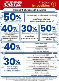 Vista previa Coto - Renova Clases válido desde el 19.06.2026