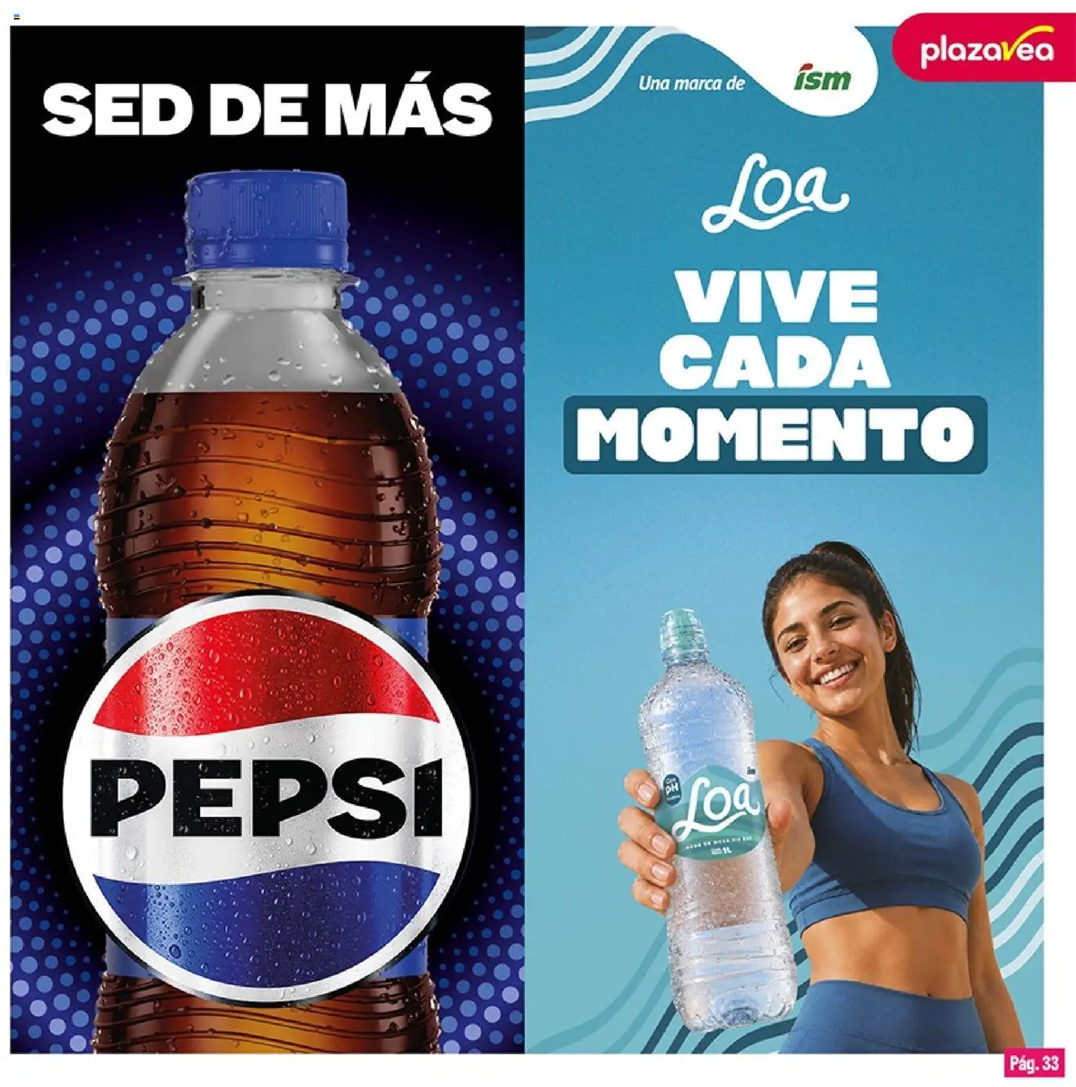 Catálogo Plaza Vea válido desde 01/09/2026 | Página: 33 | Productos: Pepsi