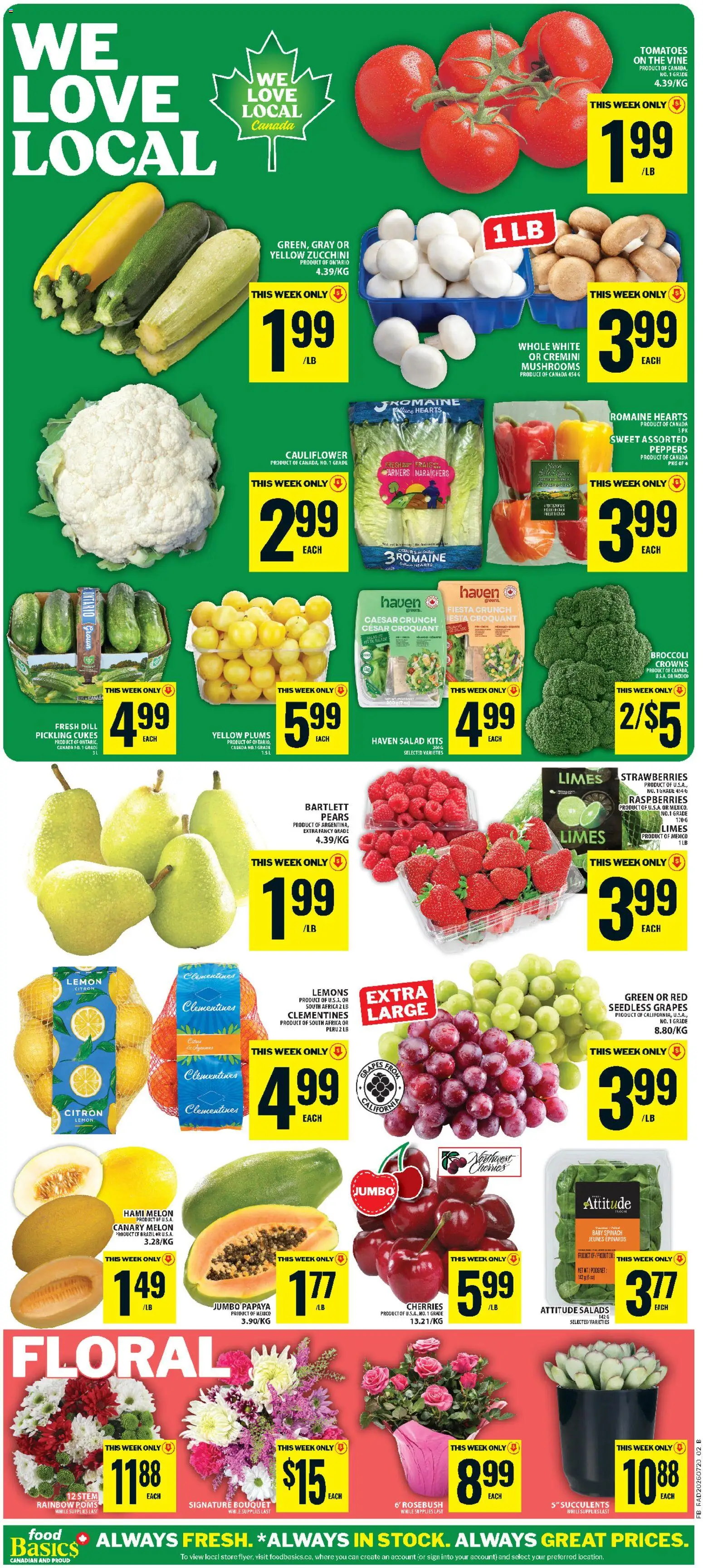 Food Basics flyer valid from Jul 23, 2026 | Page: 8