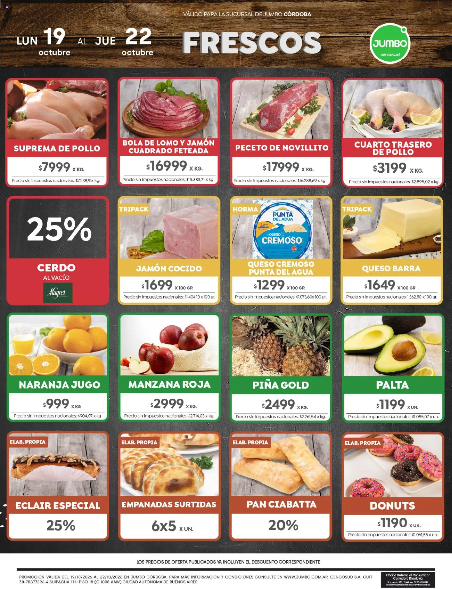 Jumbo - Ofertas | Córdoba │ válido desde el 19/10/2026 | Página: 1