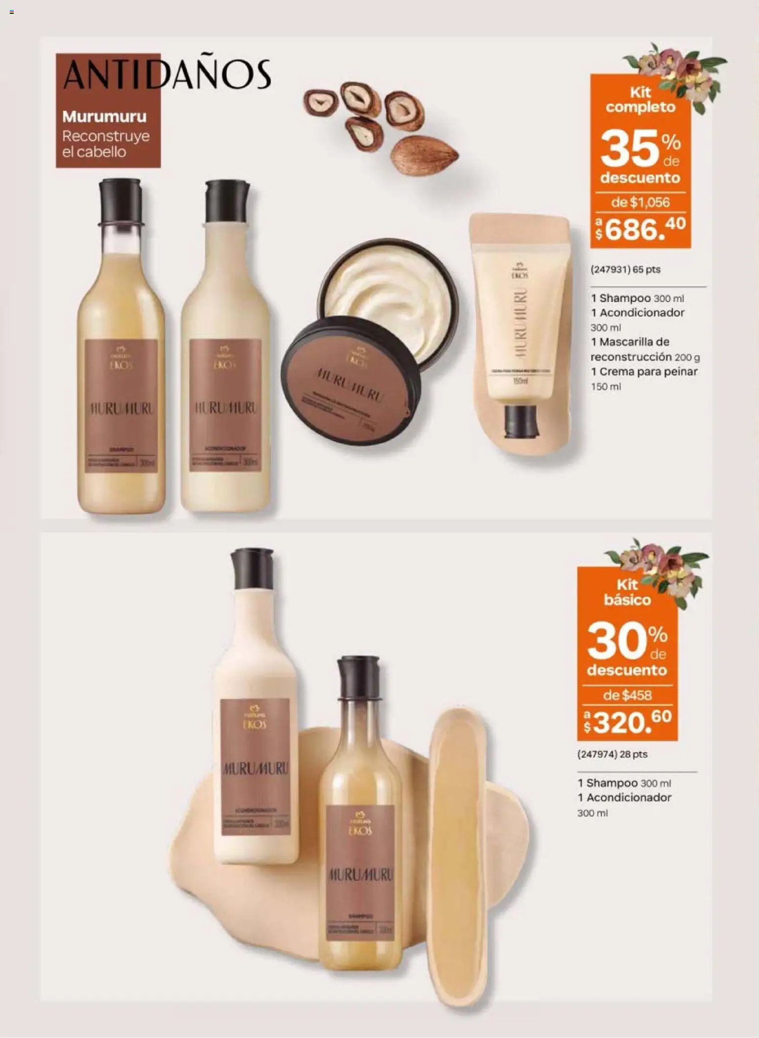 Nuevas ofertas de Natura válidas en toda la República Mexicana desde el 02.04.2026. ¡Encuentra las mejores ofertas en Natura campaña 6 2026! | Página: 138 | Productos: Crema, Mascarilla, Acondicionador