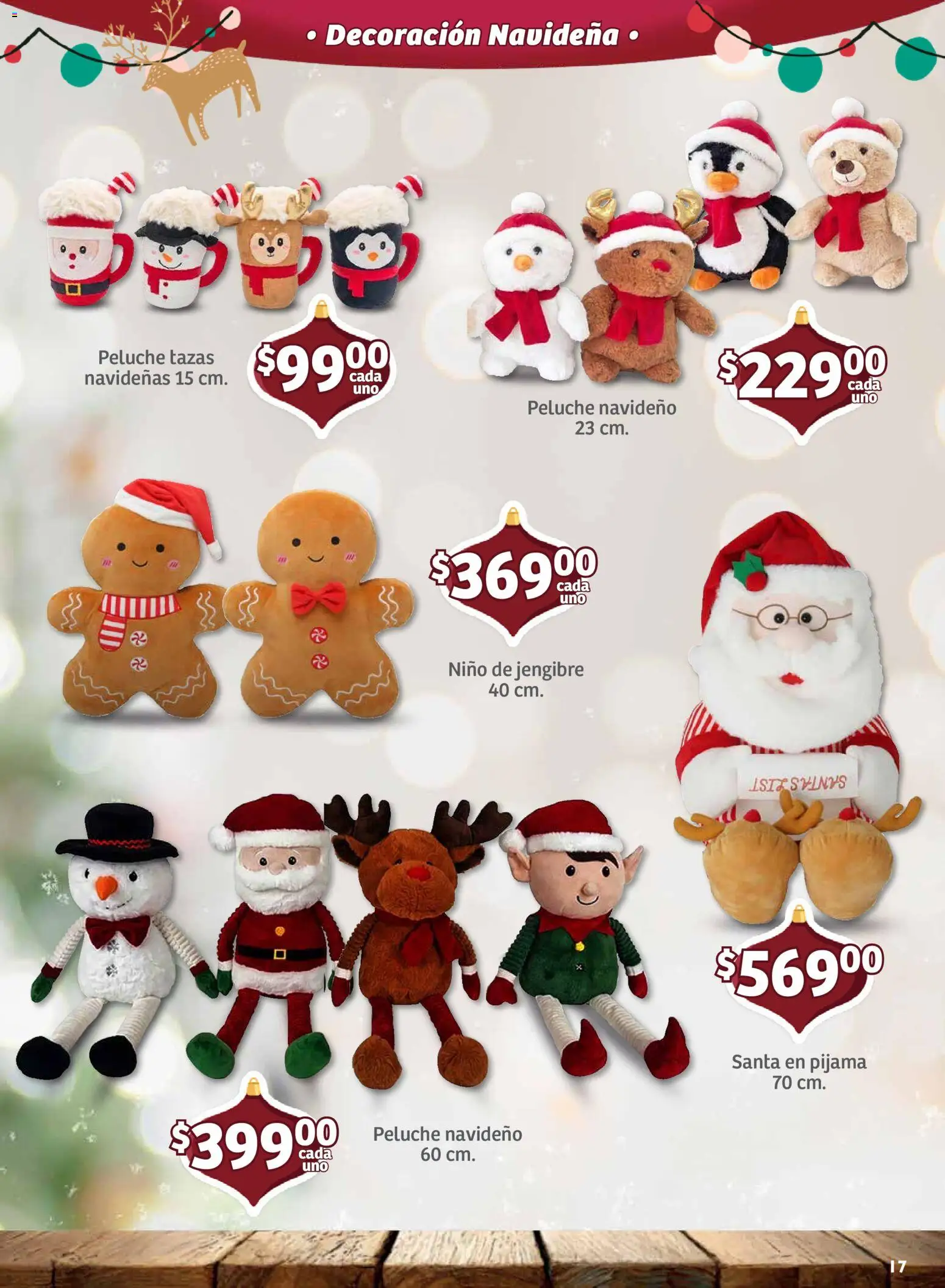 Nuevas ofertas de Soriana válidas en toda la República Mexicana desde el 30/09/2026. ¡Encuentra las mejores ofertas en Soriana folleto Decoración de Navidad Mercado! | Página: 17