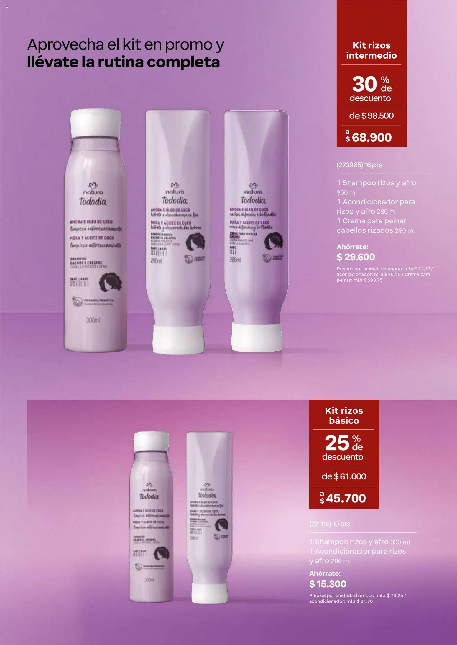 Natura revista - valida desde el 02/09/2026 | Página: 160 | Productos: Crema, Shampoo, Coco, Mora