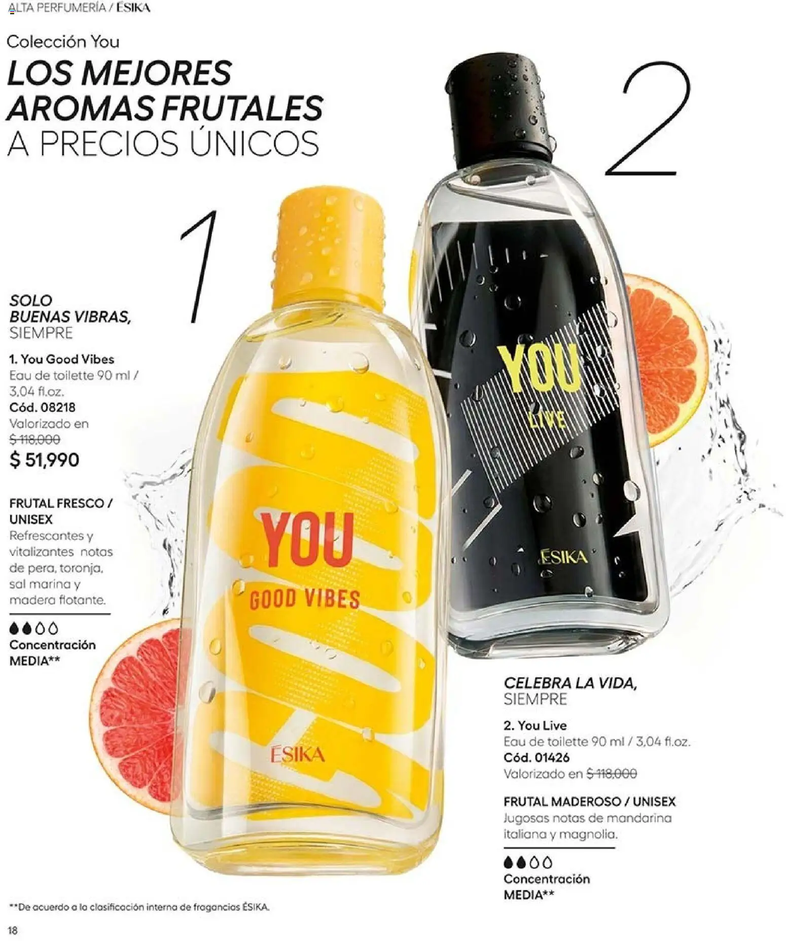 Ésika revista - valida desde el 30/10/2026 | Página: 18 | Productos: Sal, Eau de toilette